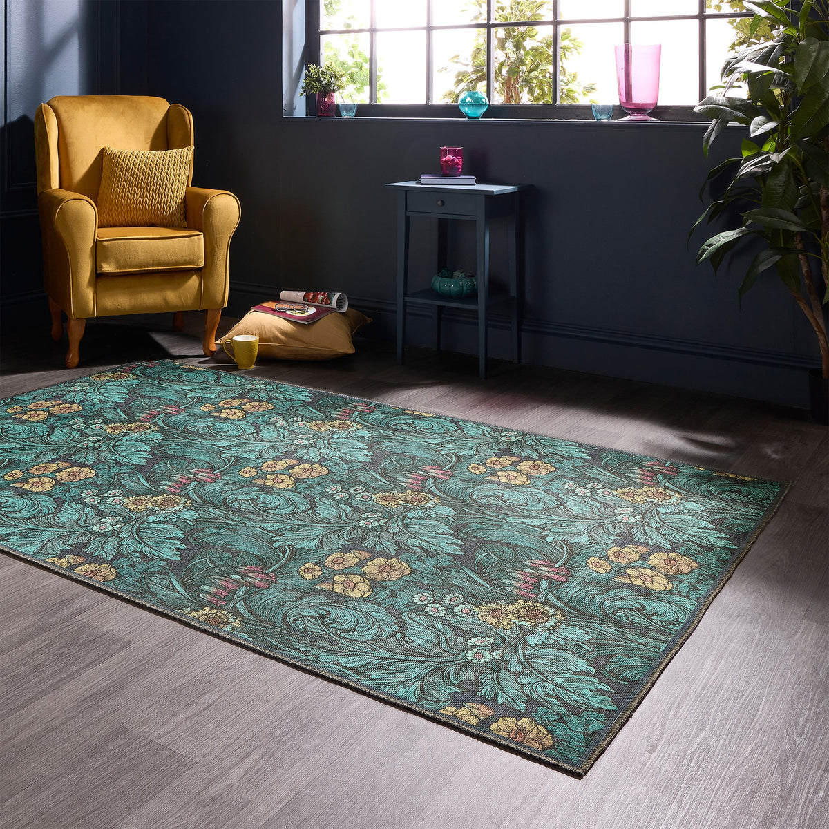 Hedgerovia Washable Flatweave Rug