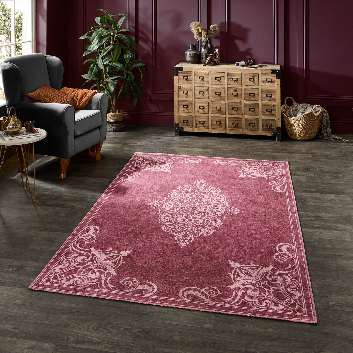 Sarabande Washable Flatweave Rug