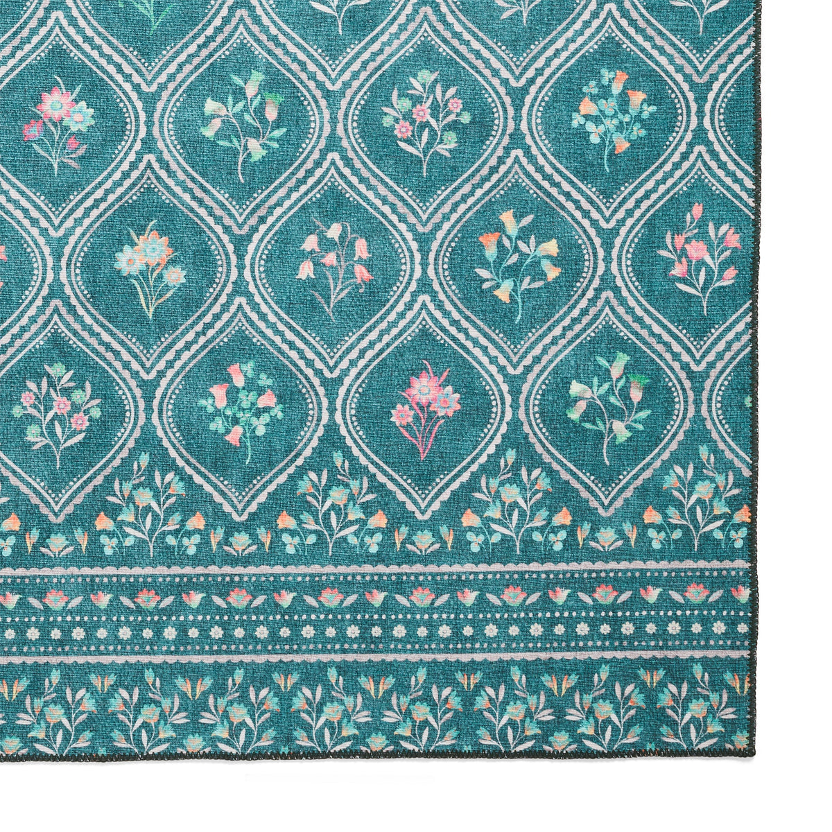 Cameo Floral Washable Rug