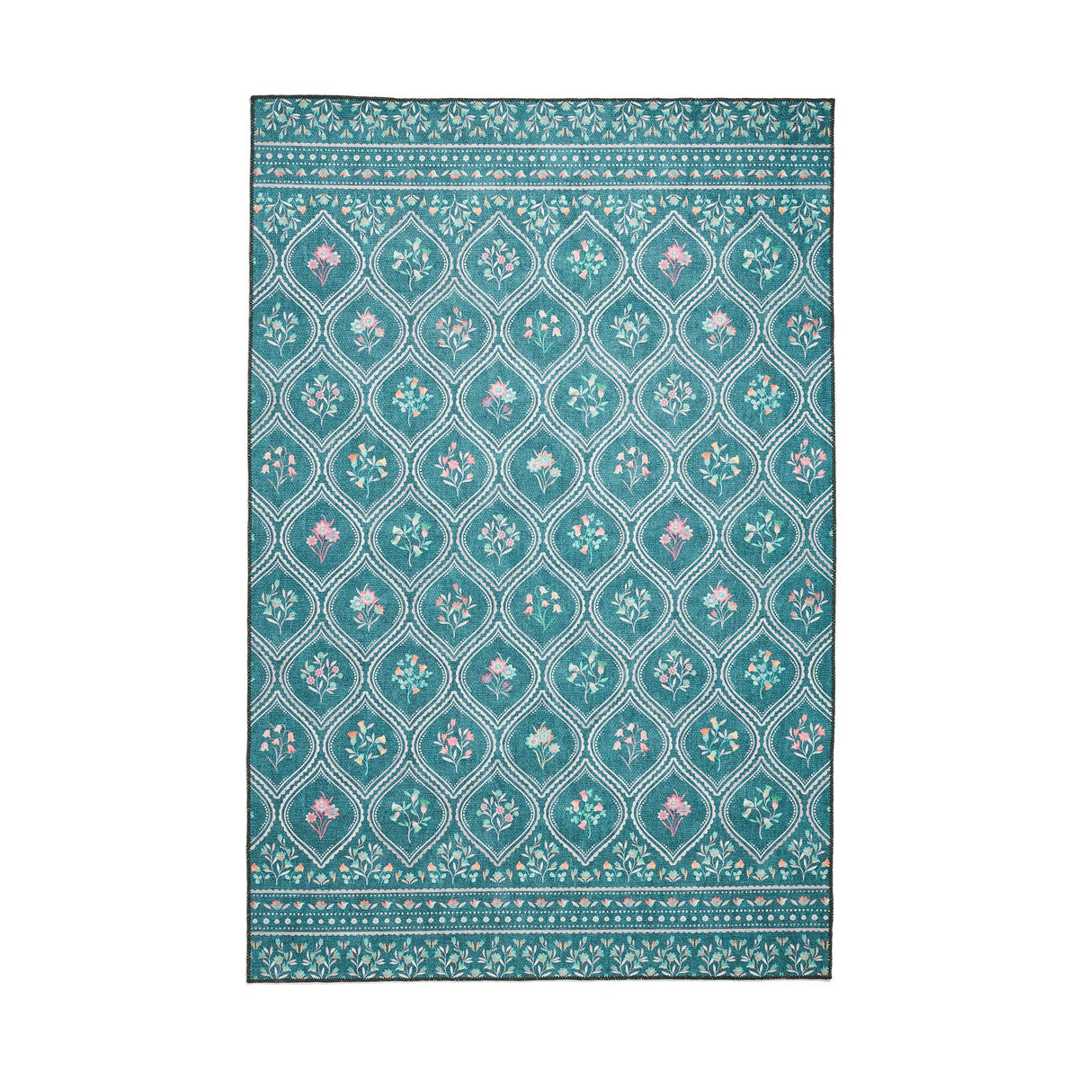 Cameo Floral Washable Rug