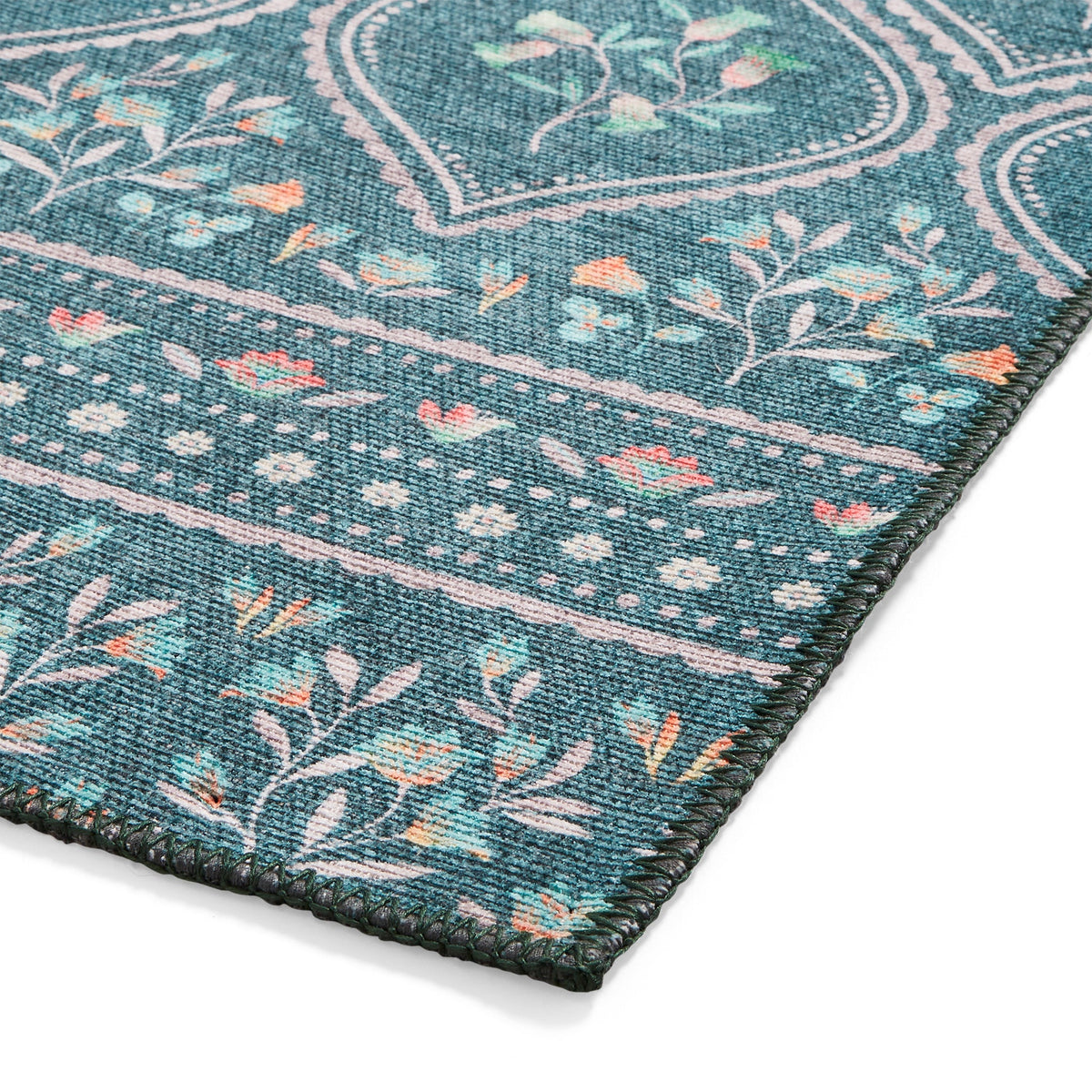 Cameo Floral Washable Rug