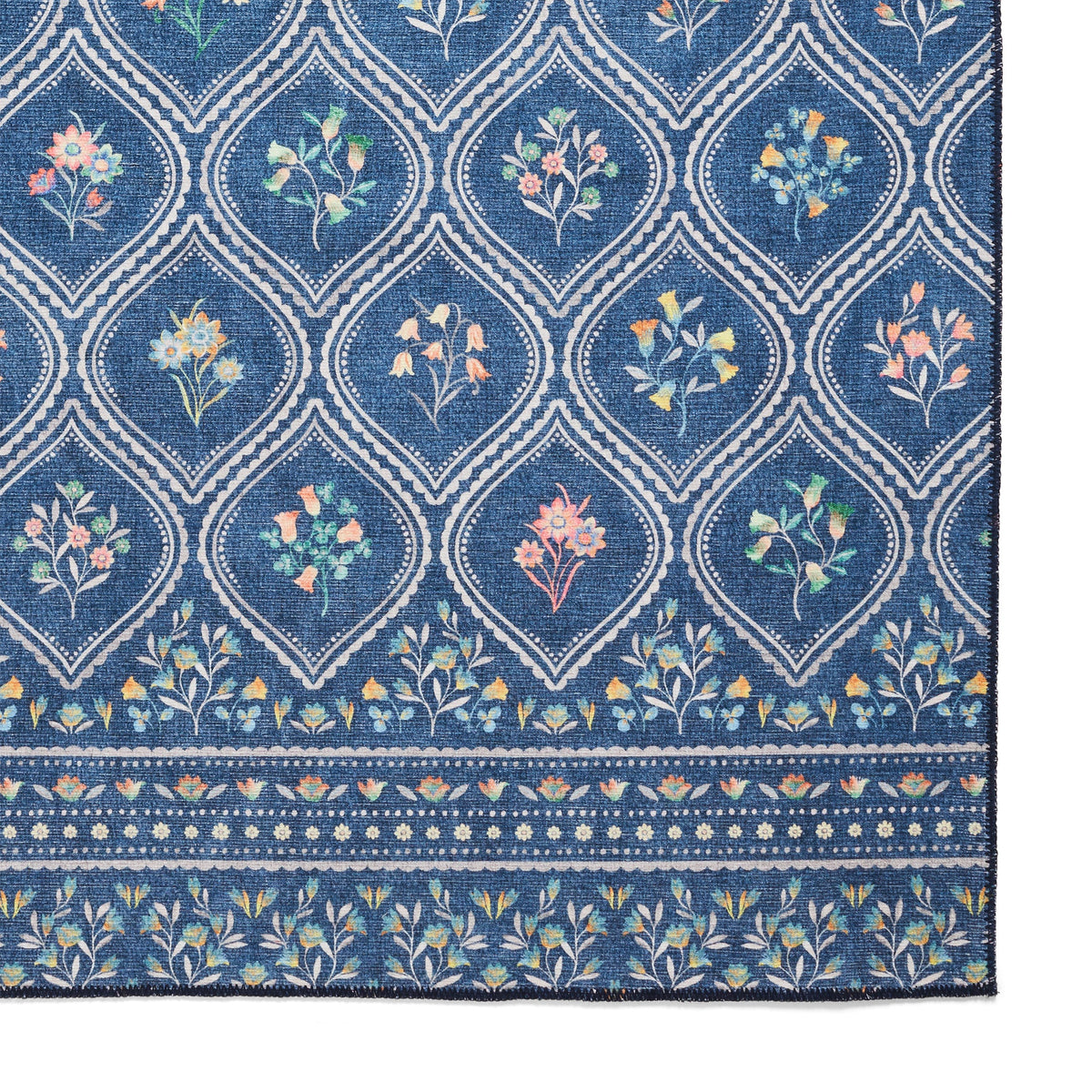 Cameo Floral Washable Rug