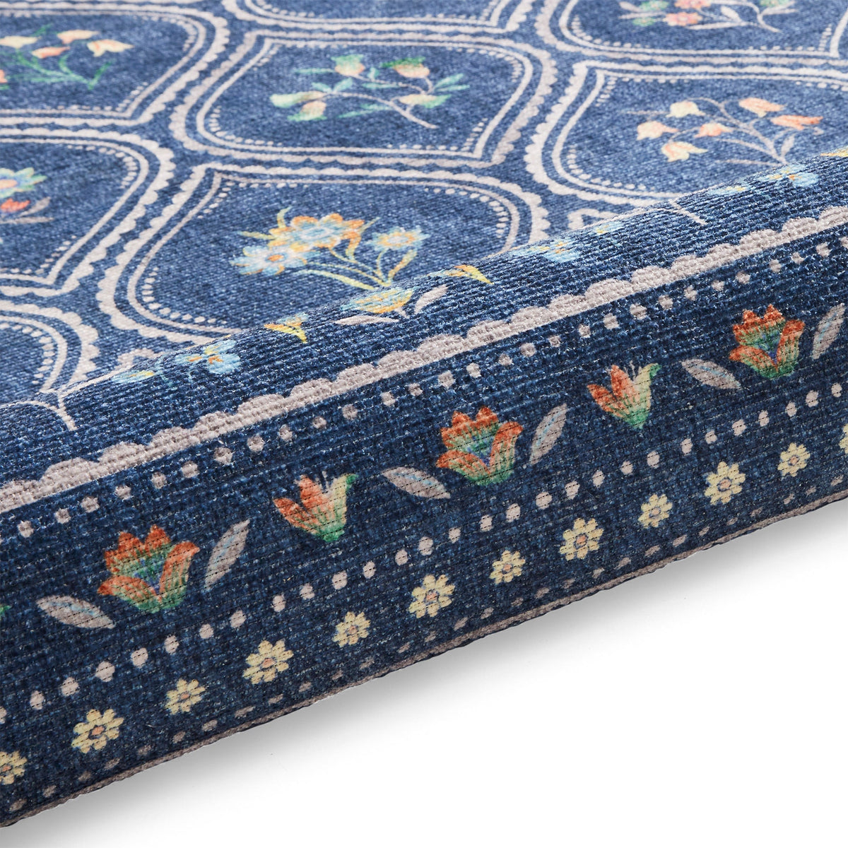 Cameo Floral Washable Rug