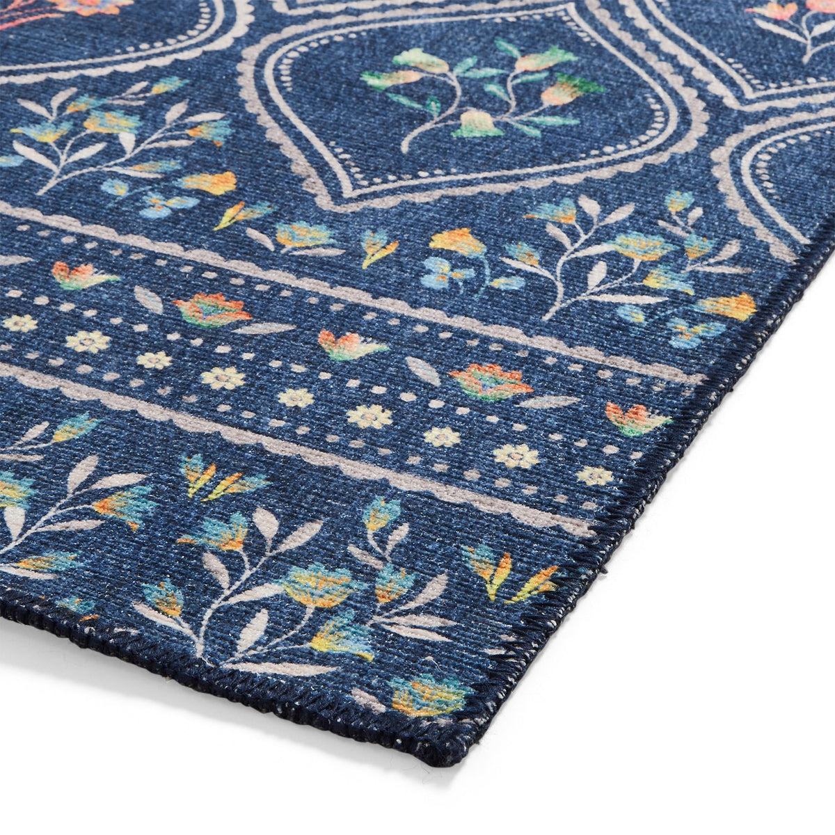 Cameo Floral Washable Rug