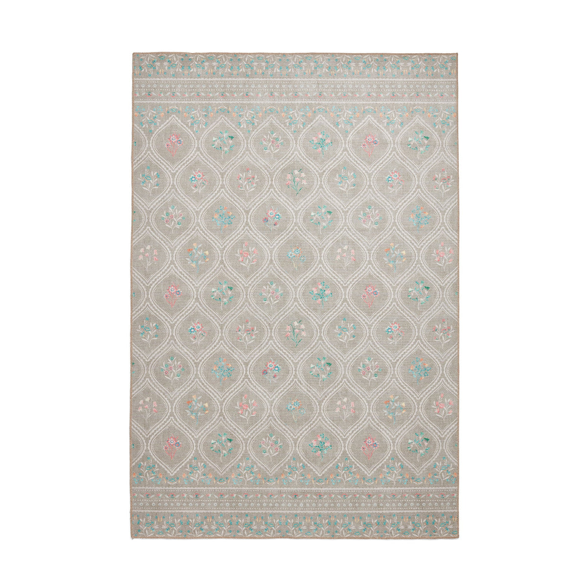 Cameo Floral Washable Rug