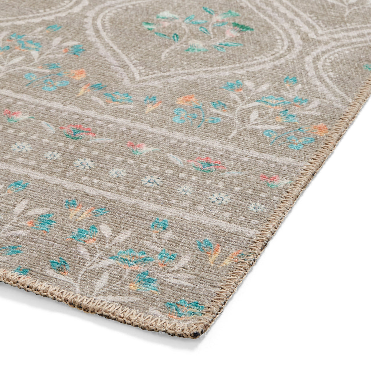 Cameo Floral Washable Rug