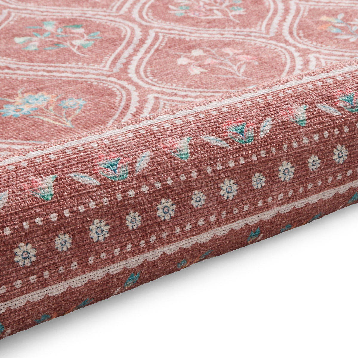 Cameo Floral Washable Rug