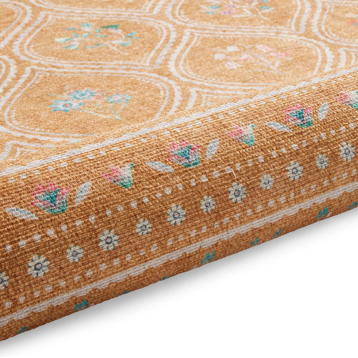 Cameo Floral Washable Rug
