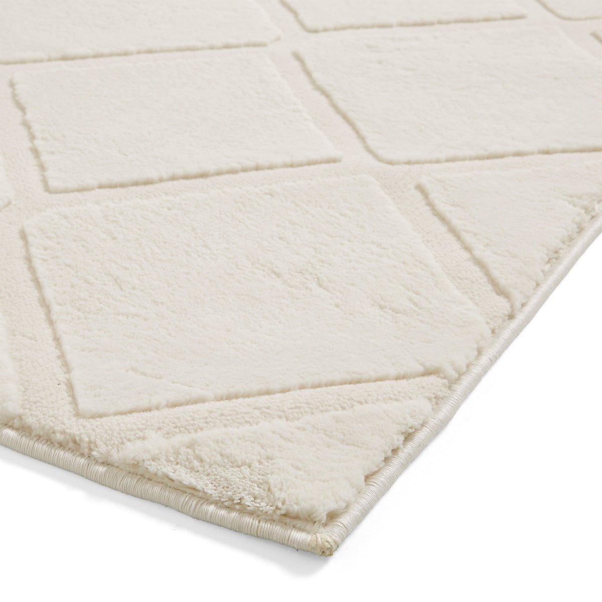 Cosy Diamond Washable Rug