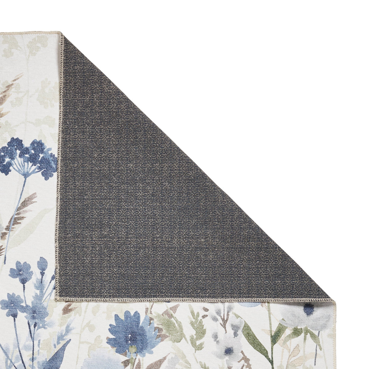 Country Floral Washable Rug