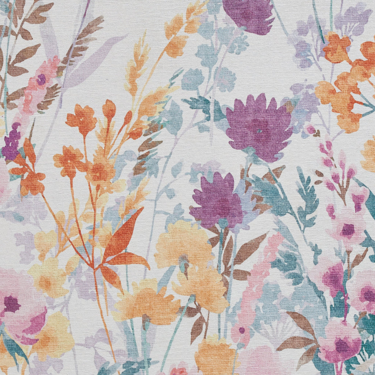 Country Floral Washable Rug