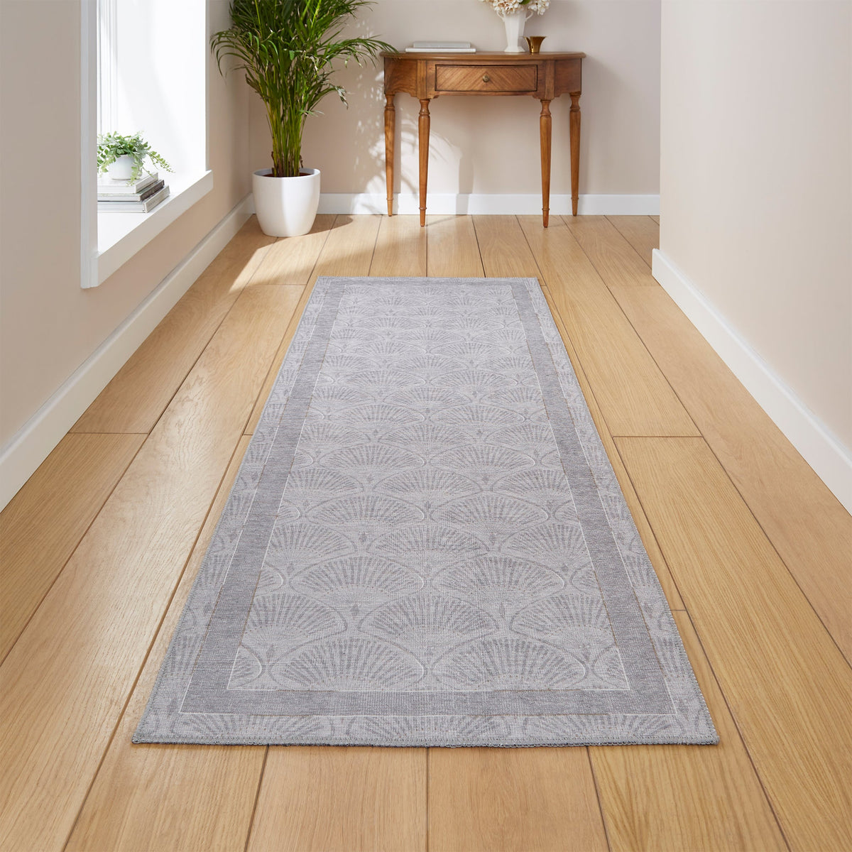 Deco Peacock Washable Rug