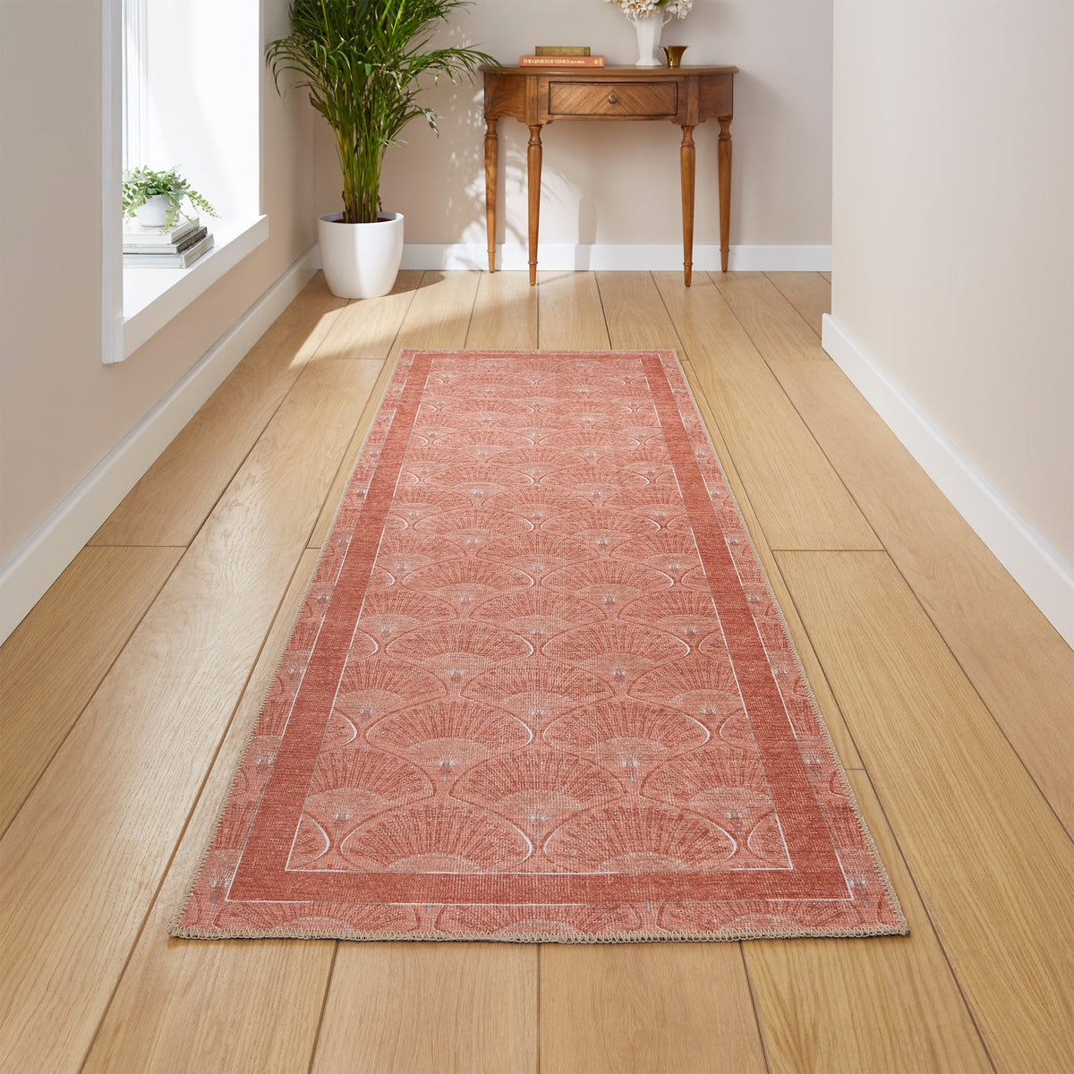 Deco Peacock Washable Rug