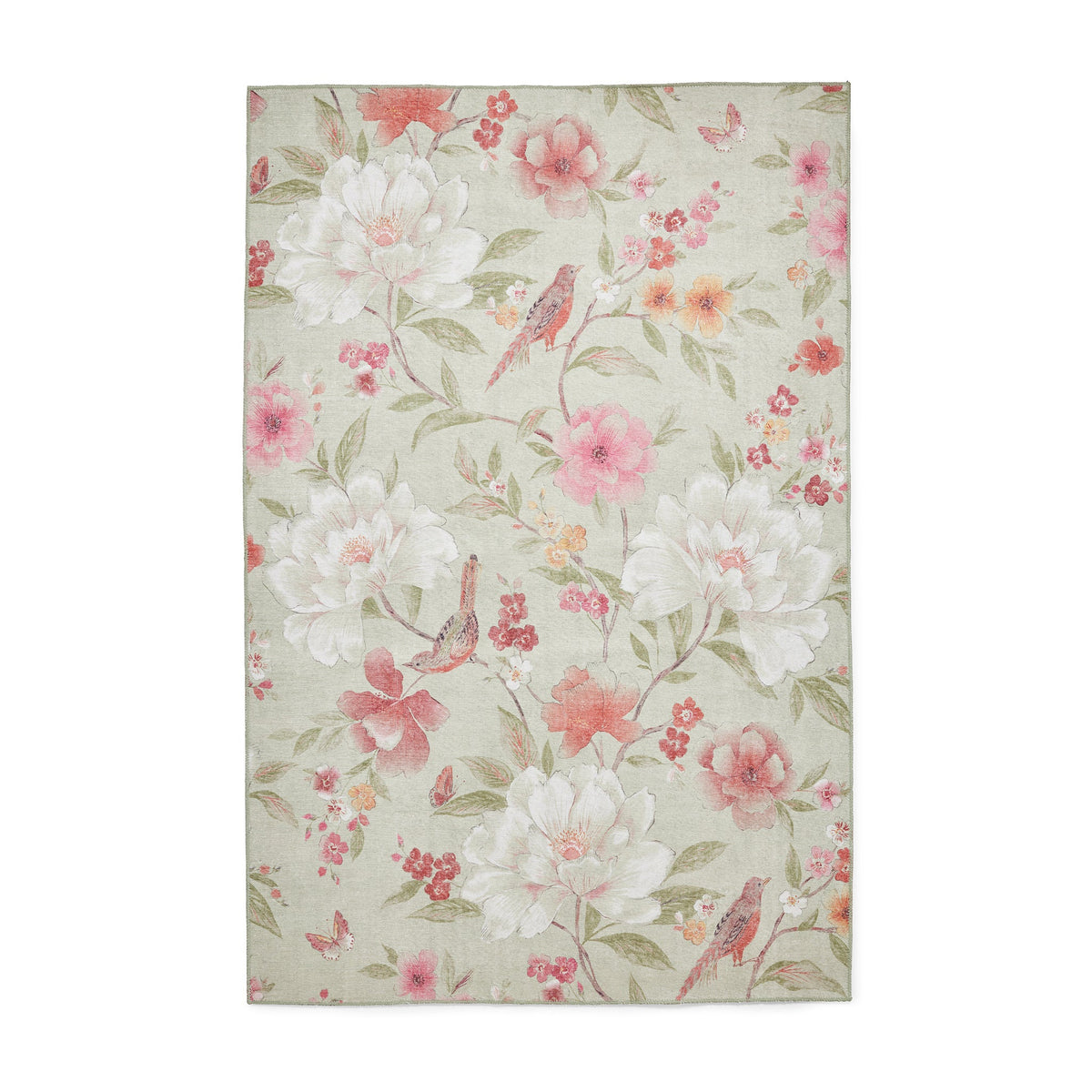 Pippa Floral Washable Rug
