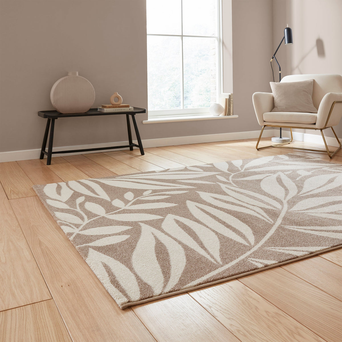 Sorrel Leaves Washable Rug