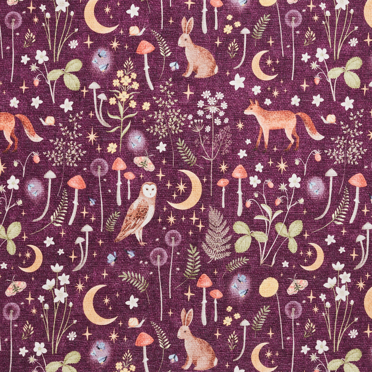 Twilight Animals Washable Rug