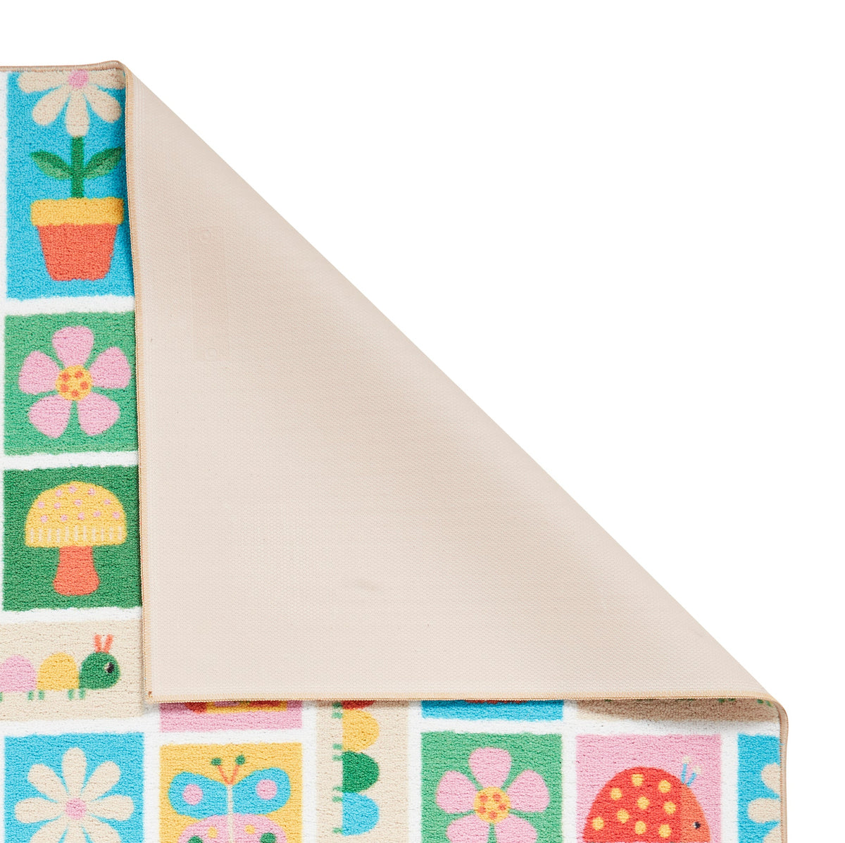 Kids Curious Caterpillar Washable Rug