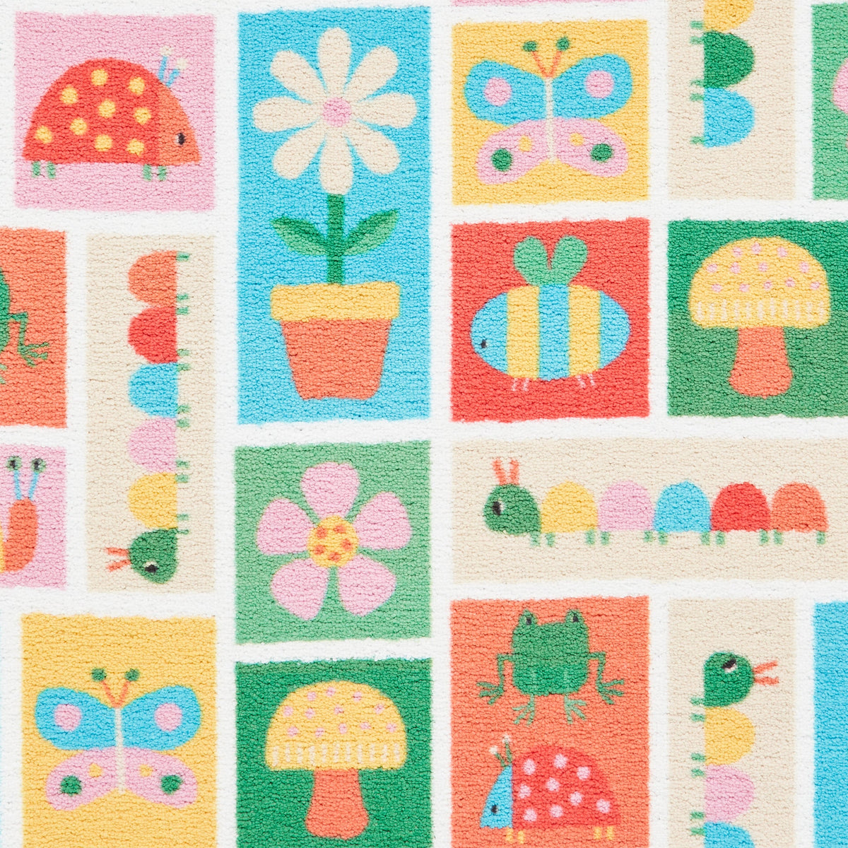 Kids Curious Caterpillar Washable Rug