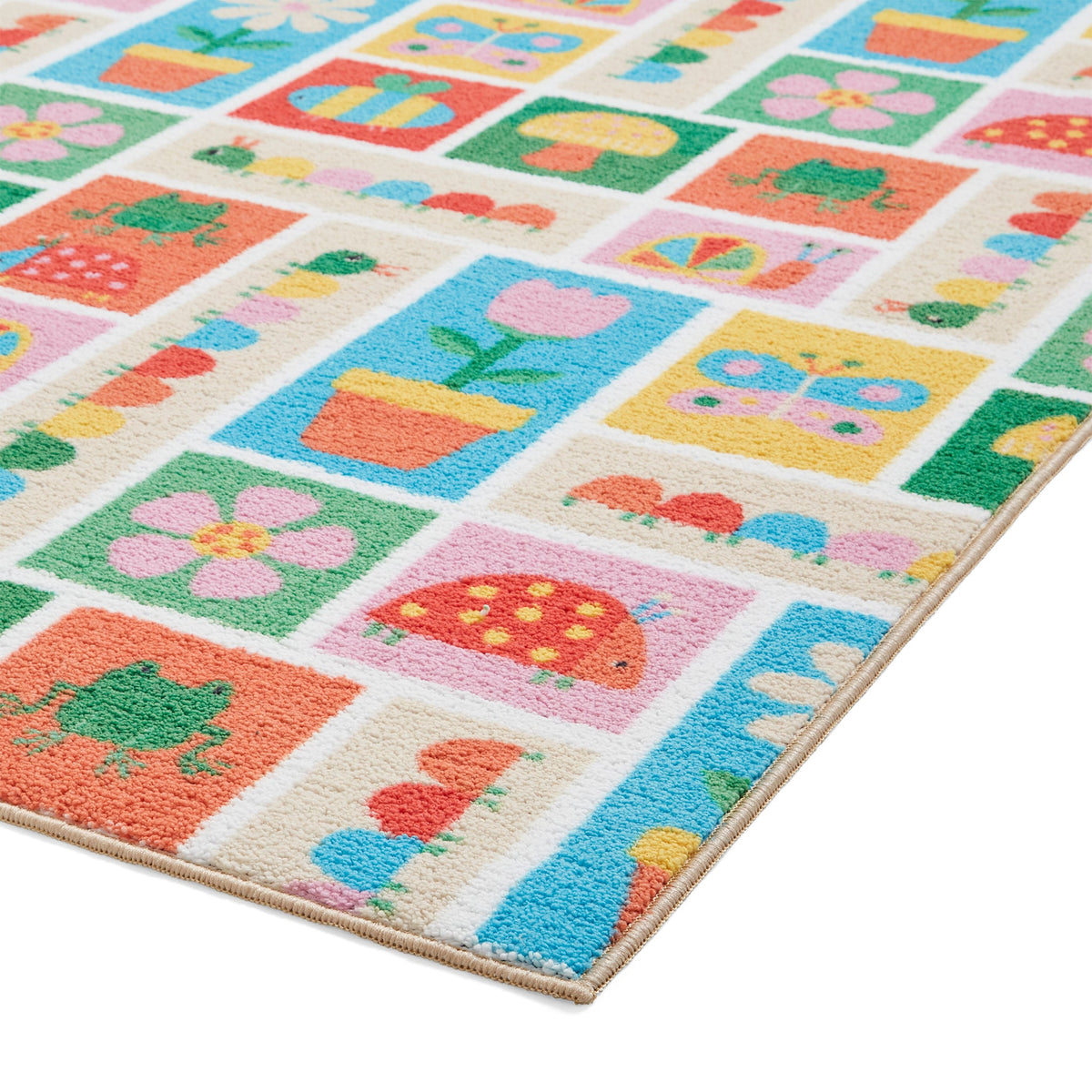 Kids Curious Caterpillar Washable Rug
