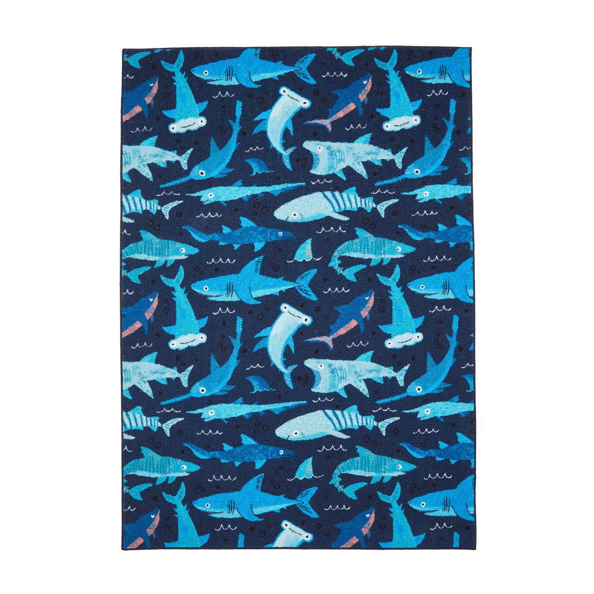Kids Jawsome Sharks Washable Rug