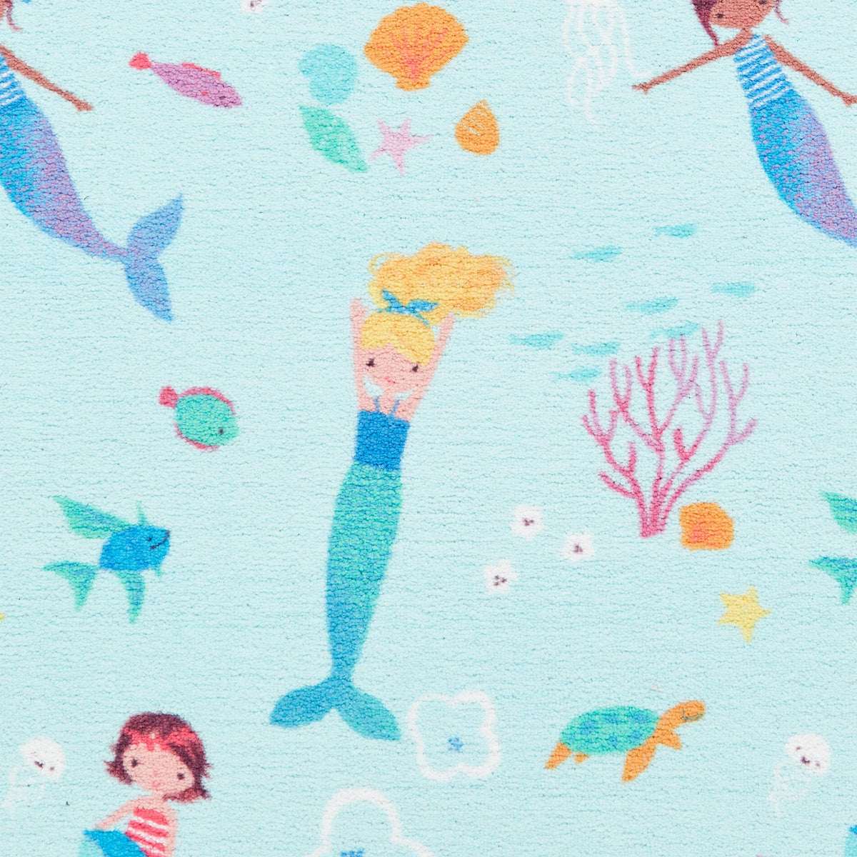 Kids Mermaid Washable Rug