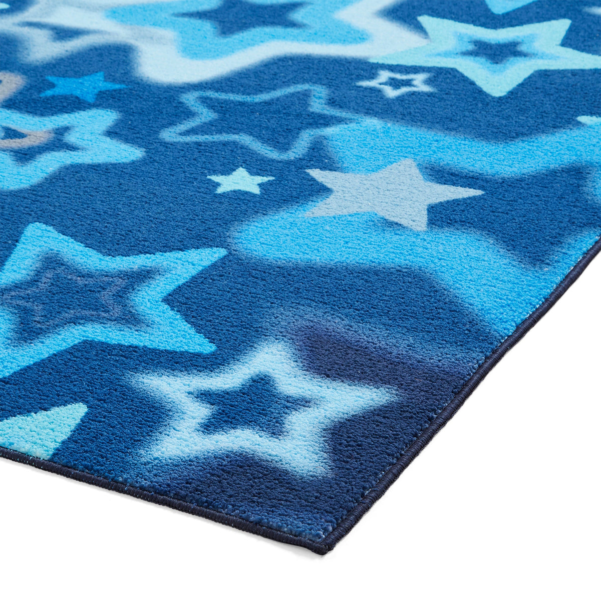 Kids Ombre Stars Washable Rug