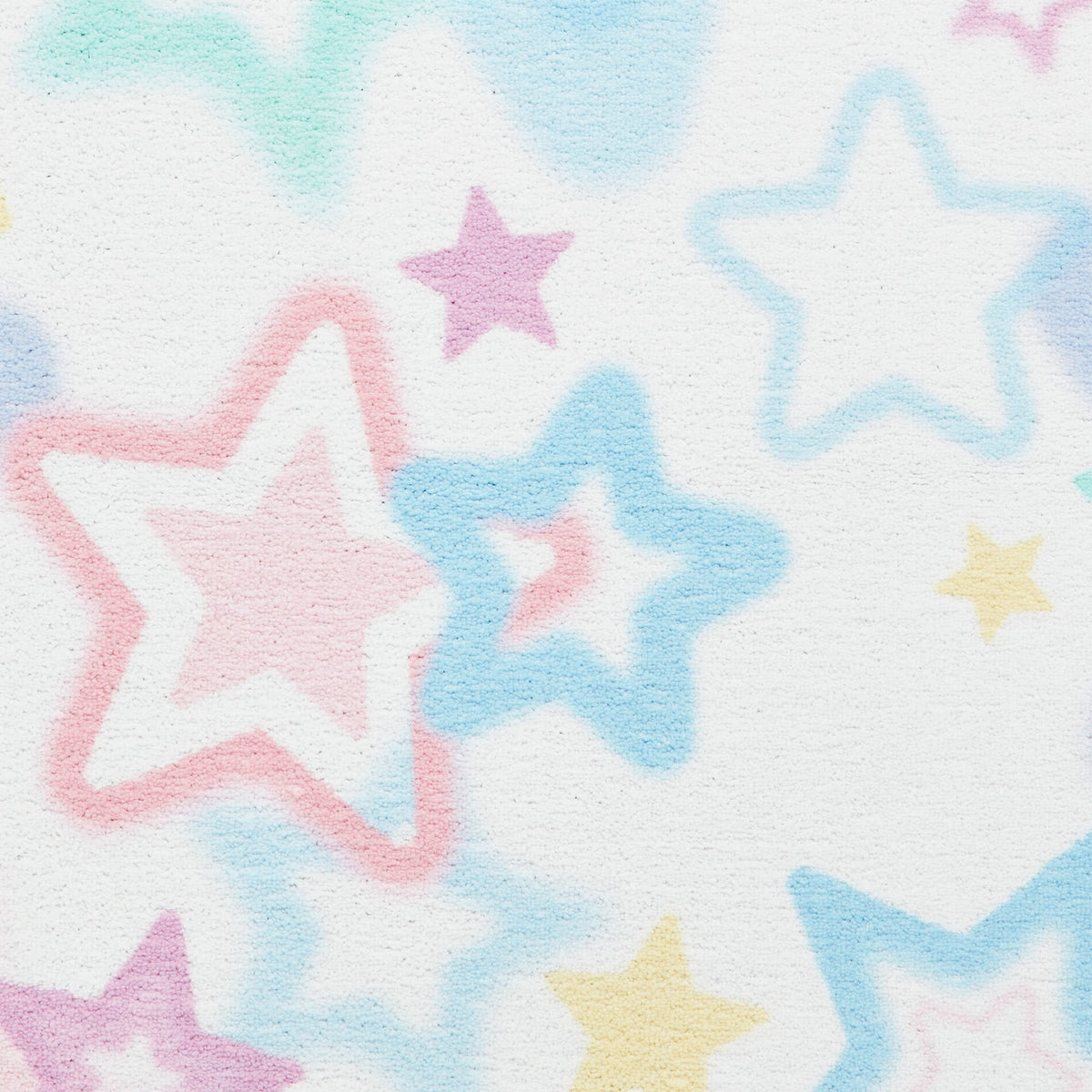 Kids Ombre Stars Washable Rug