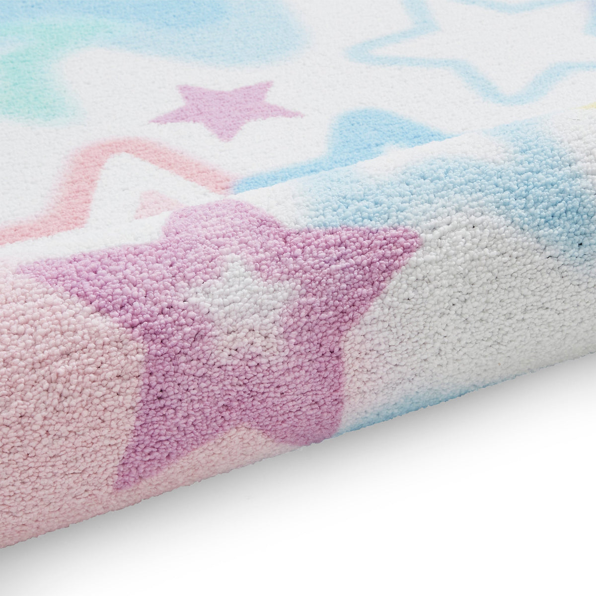 Kids Ombre Stars Washable Rug