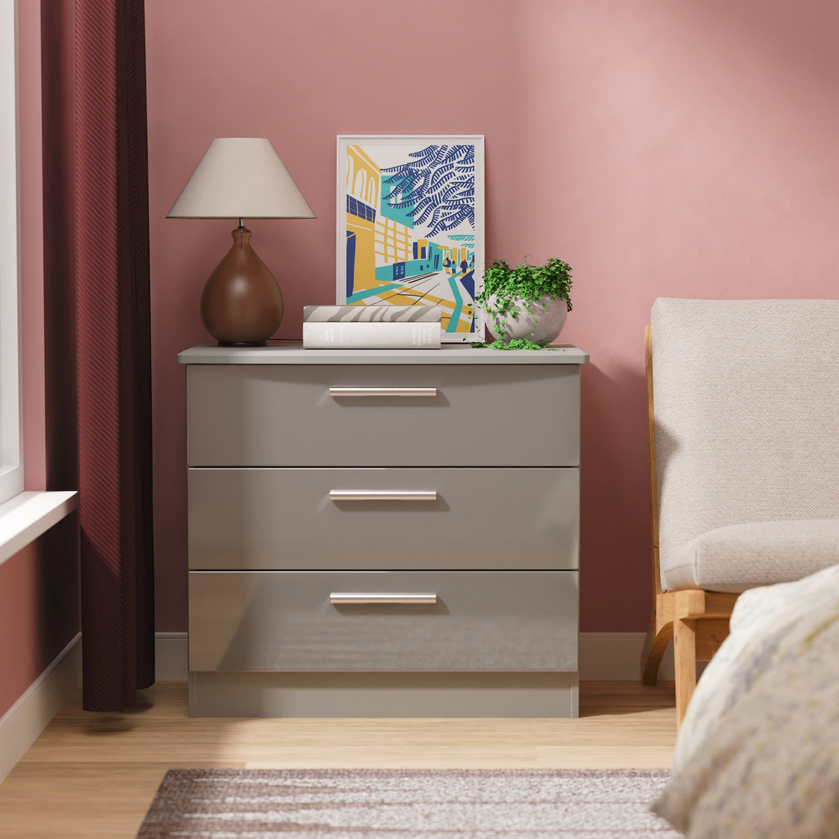 Penmere 3 Drawer Chest