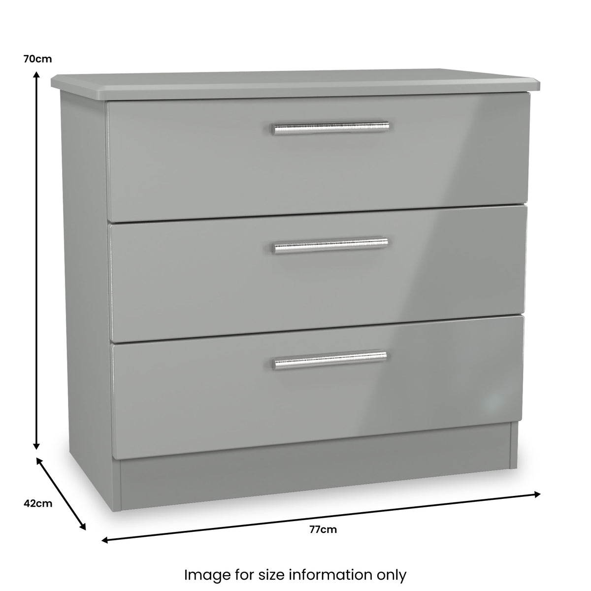 Penmere 3 Drawer Chest