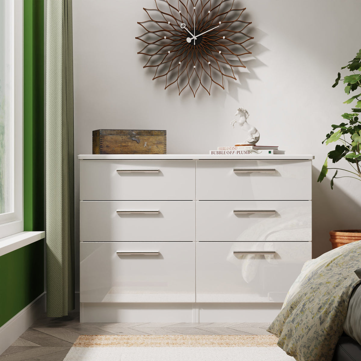 Penmere 6 Drawer Wide Chest