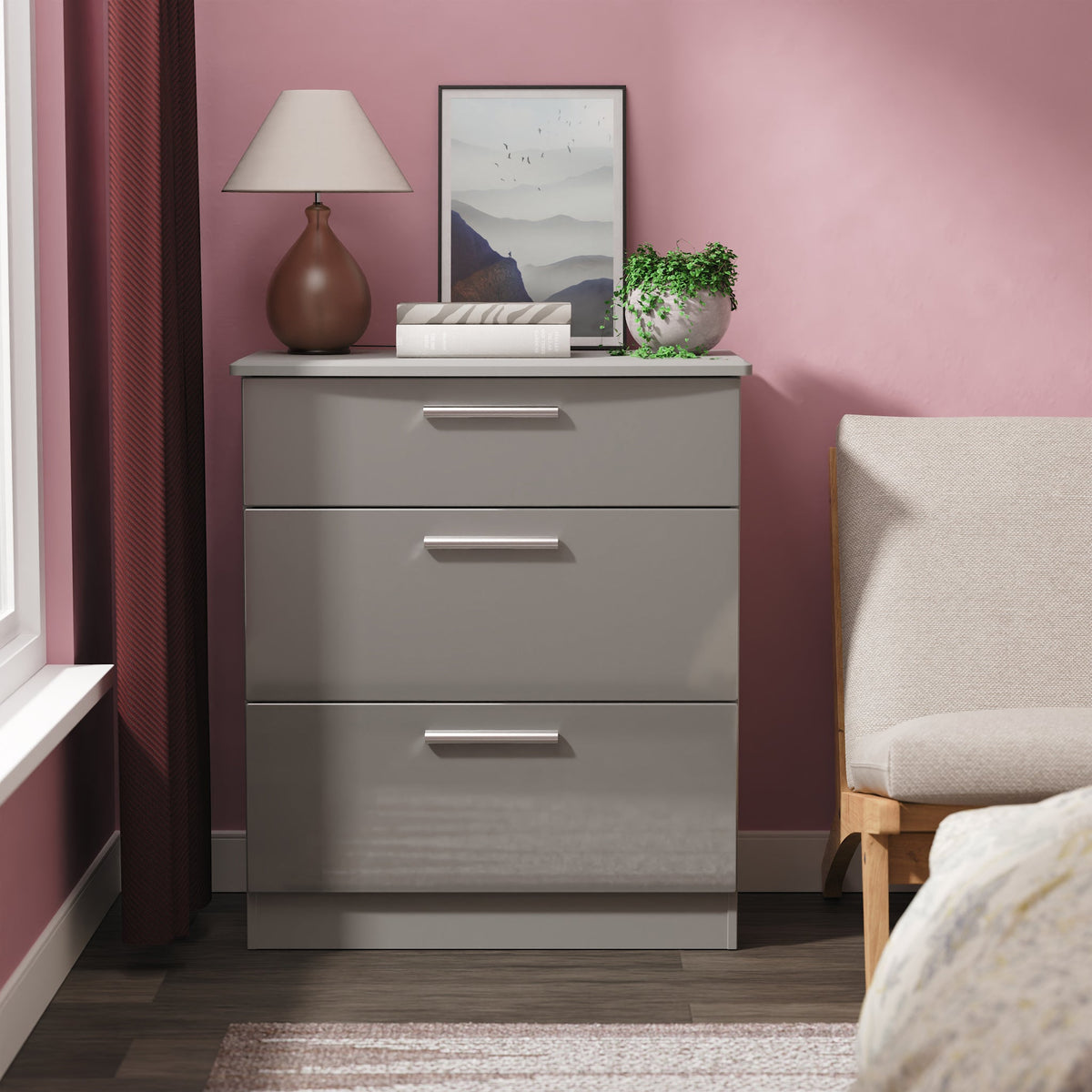 Penmere 3 Drawer Deep Chest