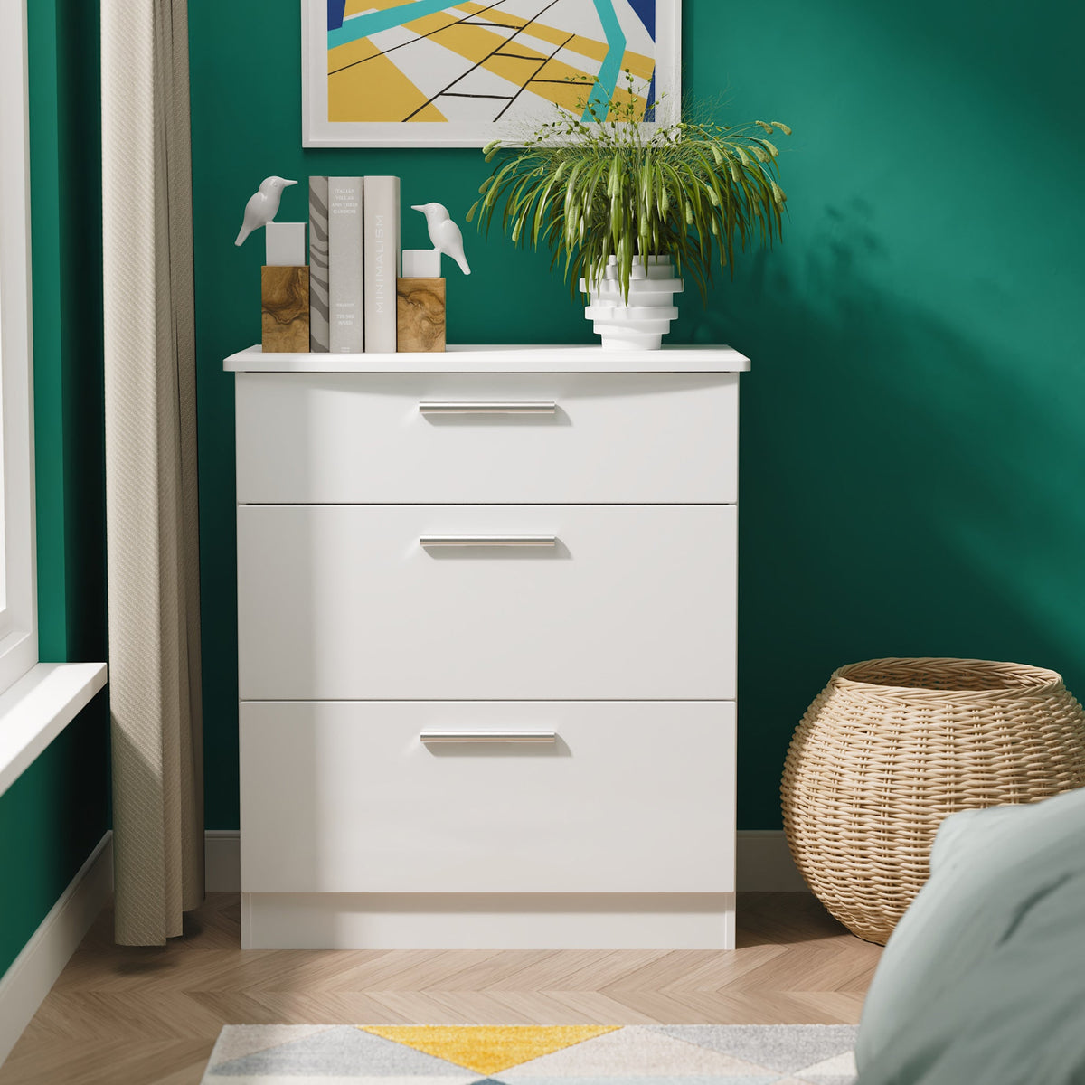 Penmere 3 Drawer Deep Chest