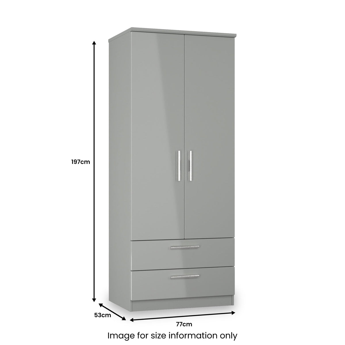 Penmere Double Wardrobe With Drawers