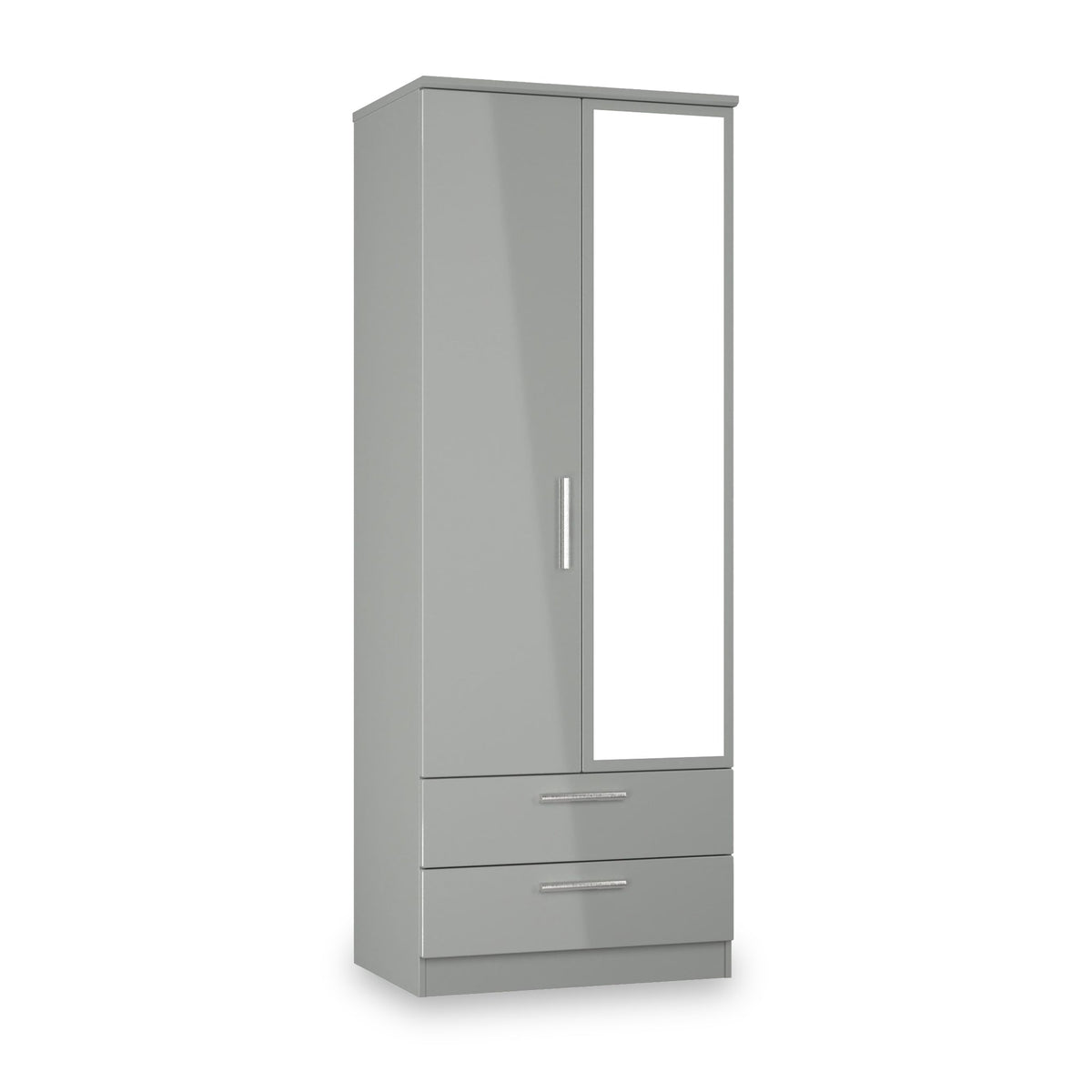 Penmere Double Mirrored Wardrobe With Drawers