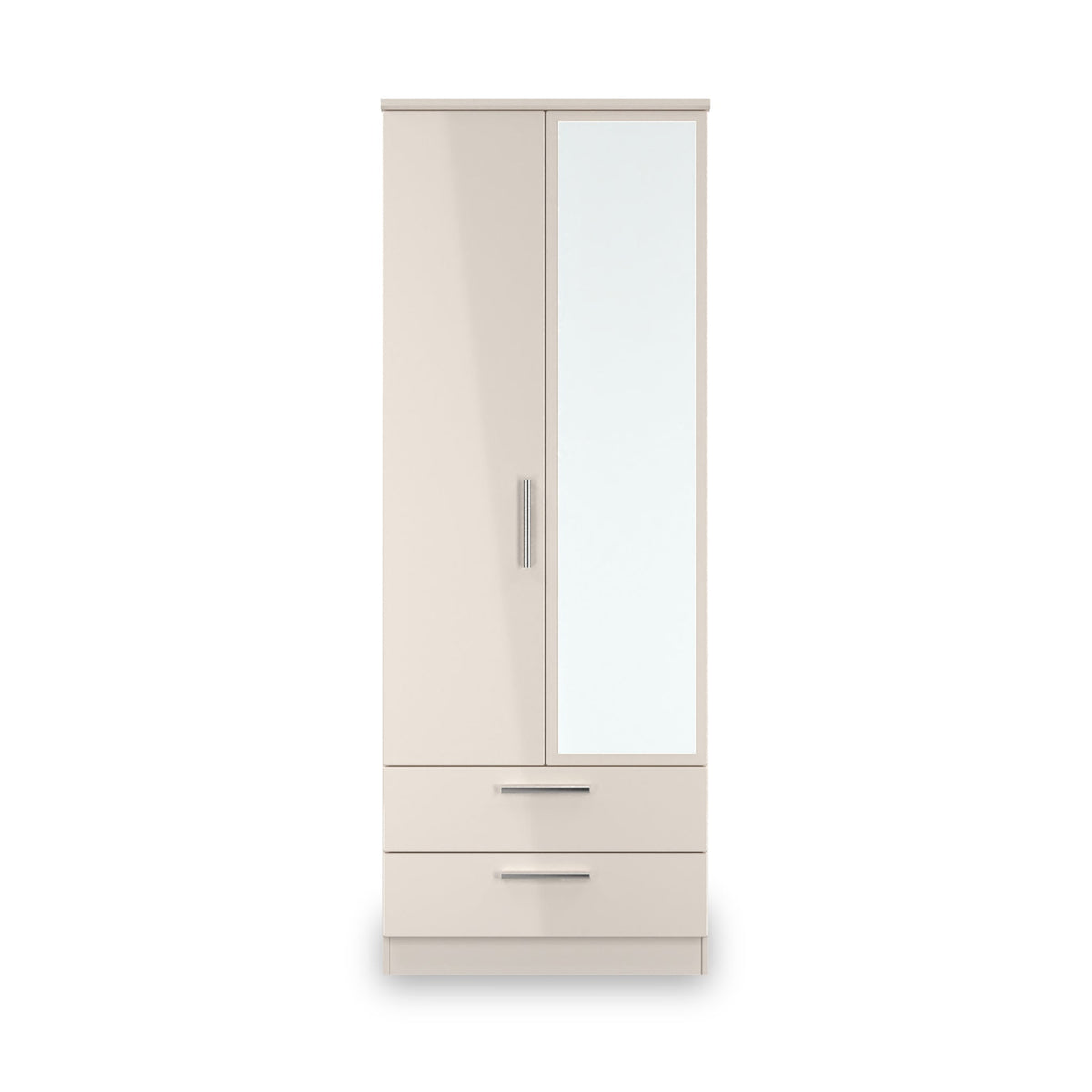 Penmere Double Mirrored Wardrobe With Drawers