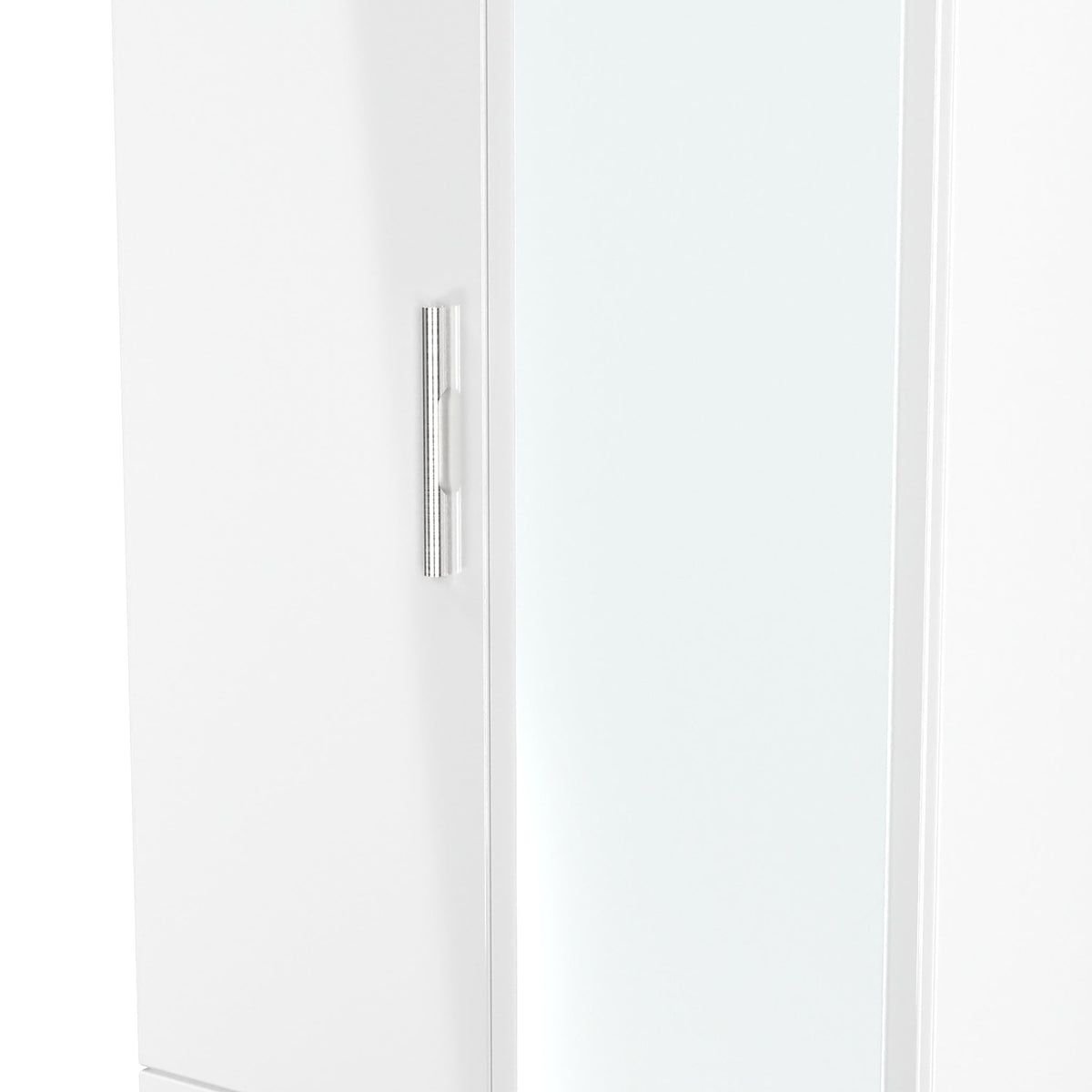 Penmere Double Mirrored Wardrobe With Drawers