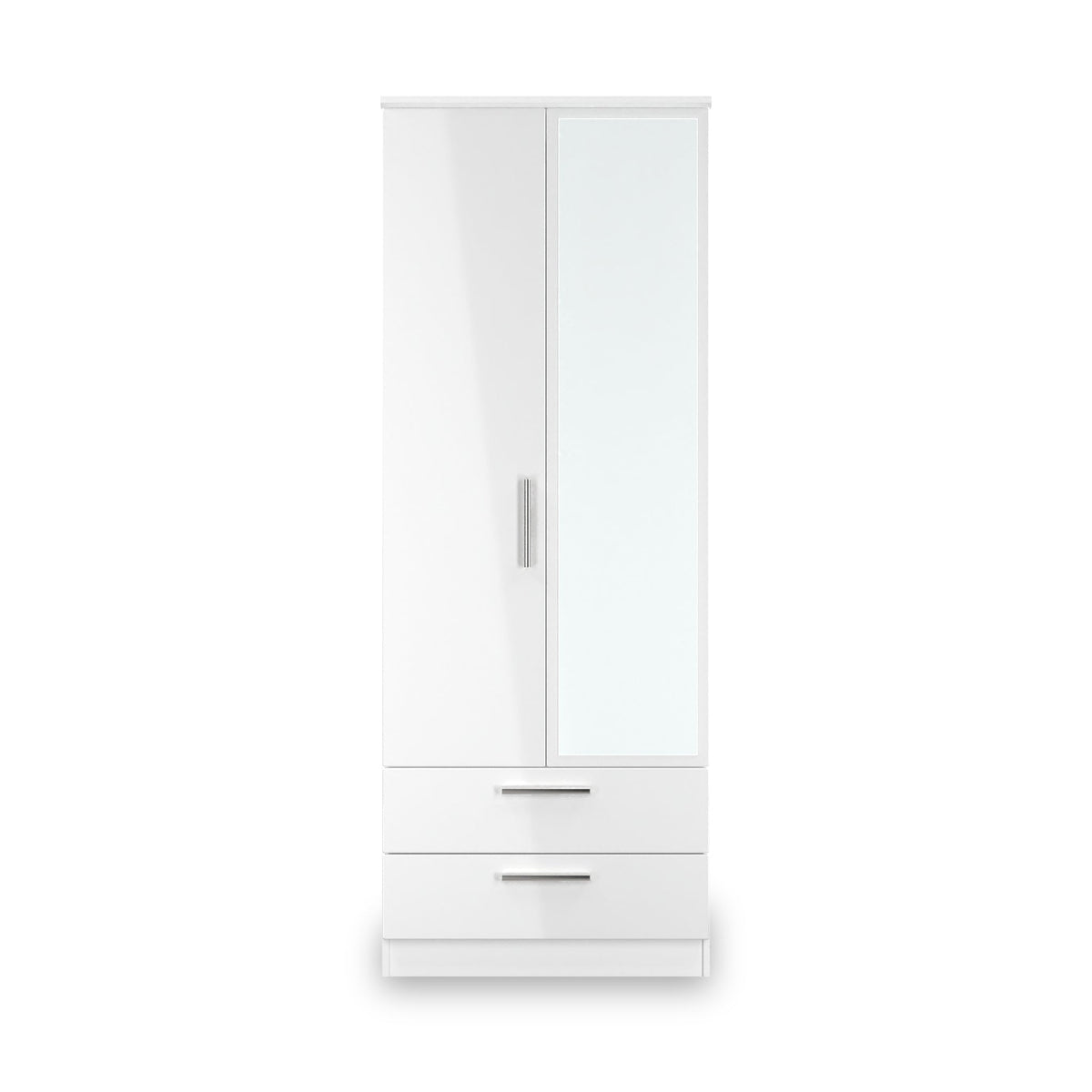 Penmere Double Mirrored Wardrobe With Drawers