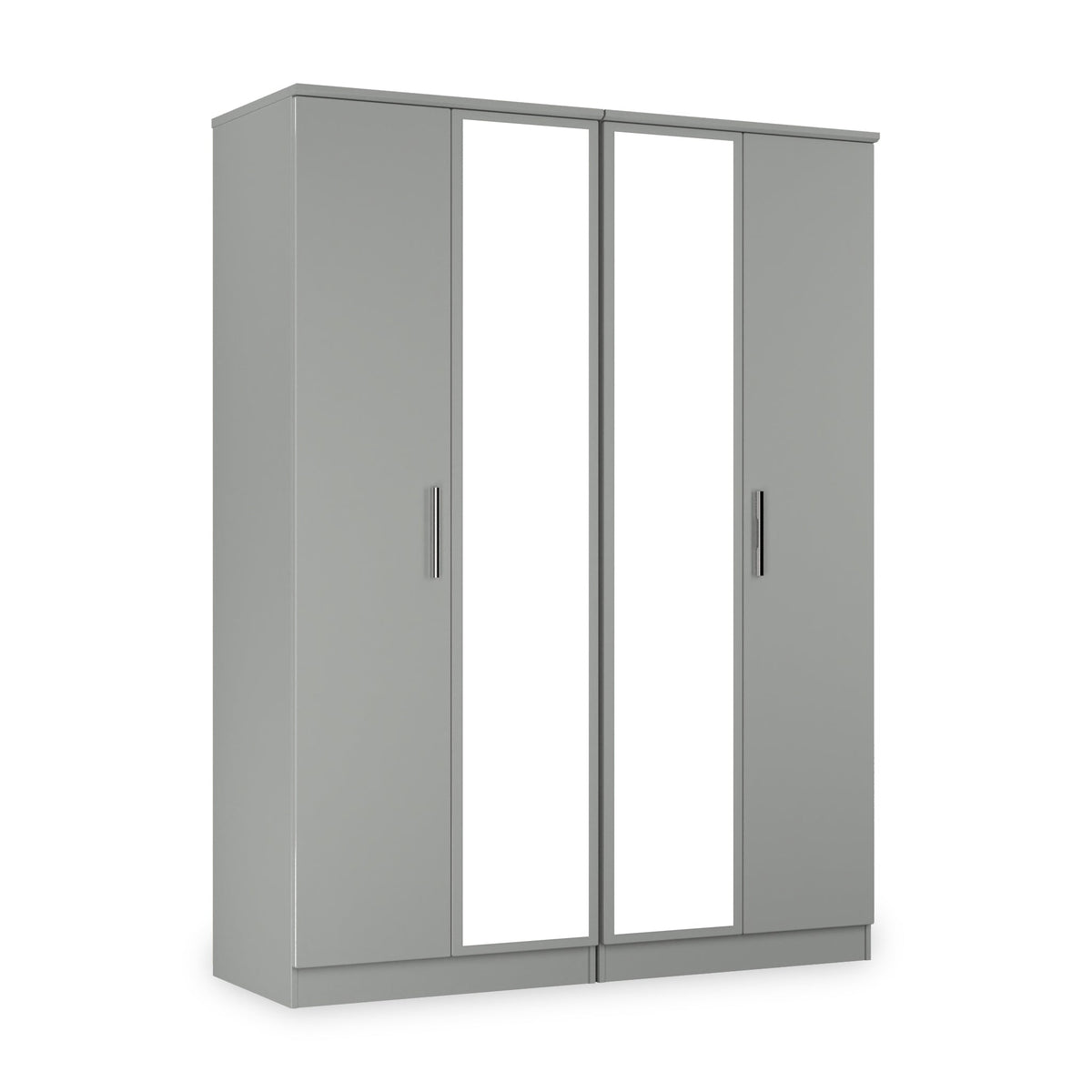Penmere 4 Door Mirrored Wardrobe