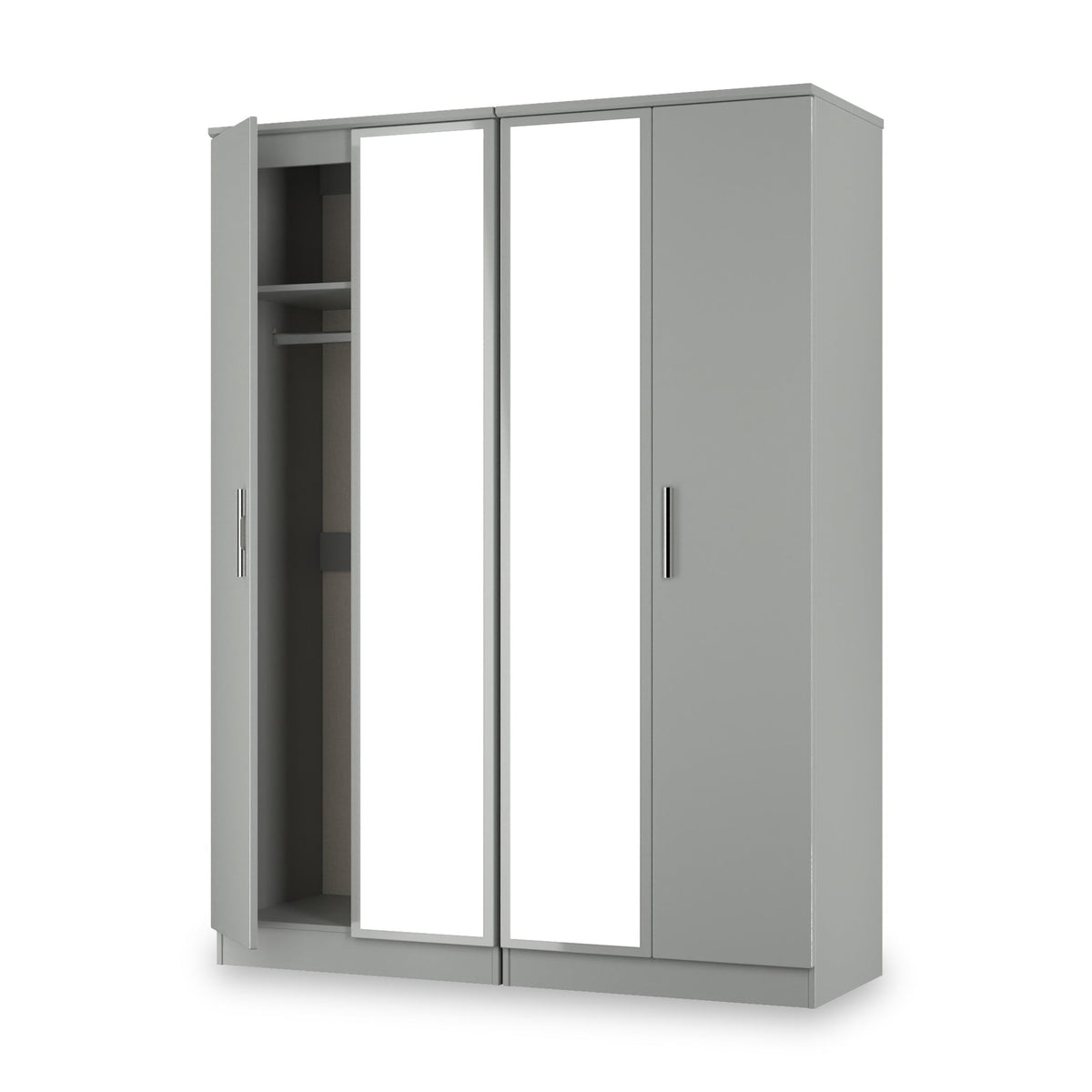 Penmere 4 Door Mirrored Wardrobe