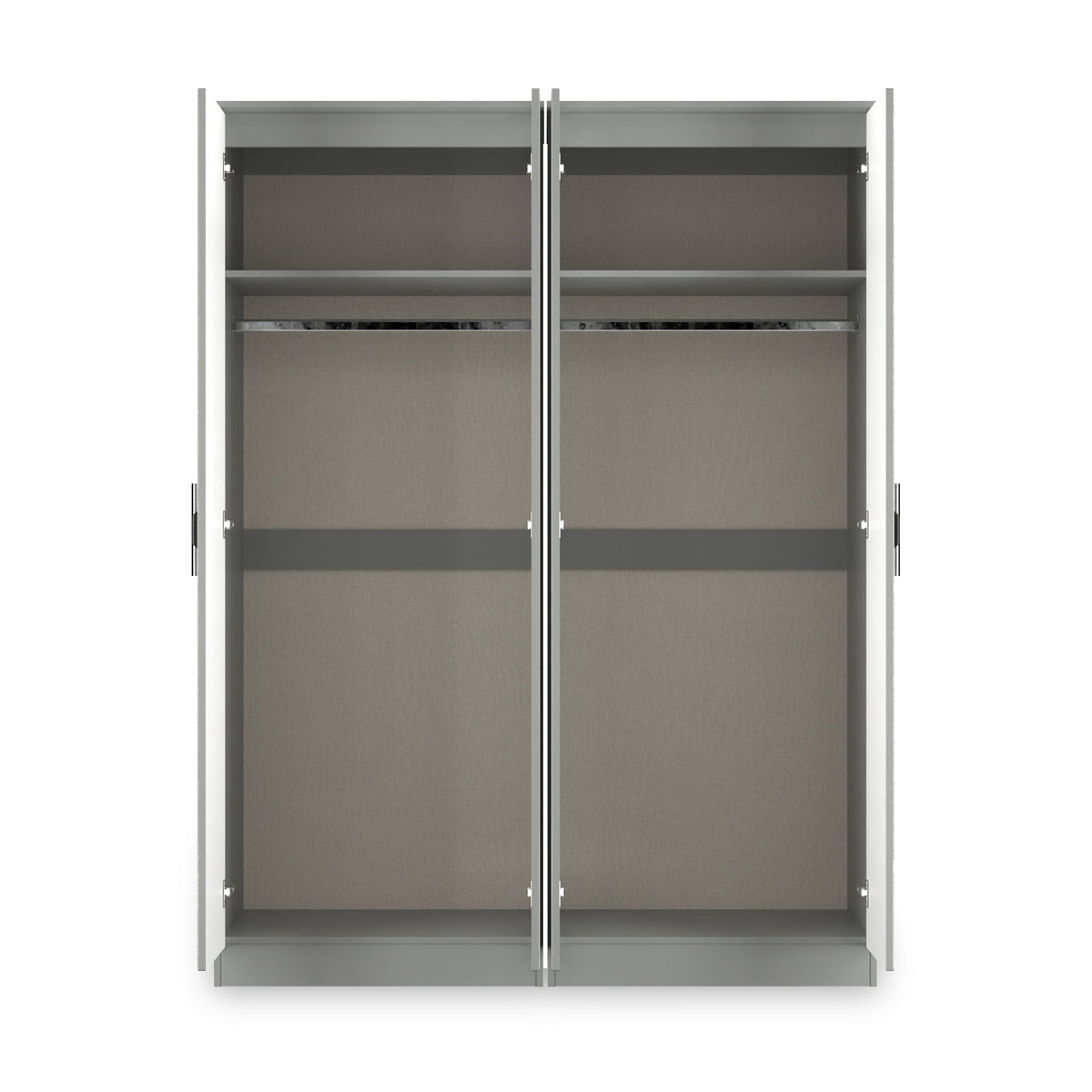 Penmere 4 Door Mirrored Wardrobe