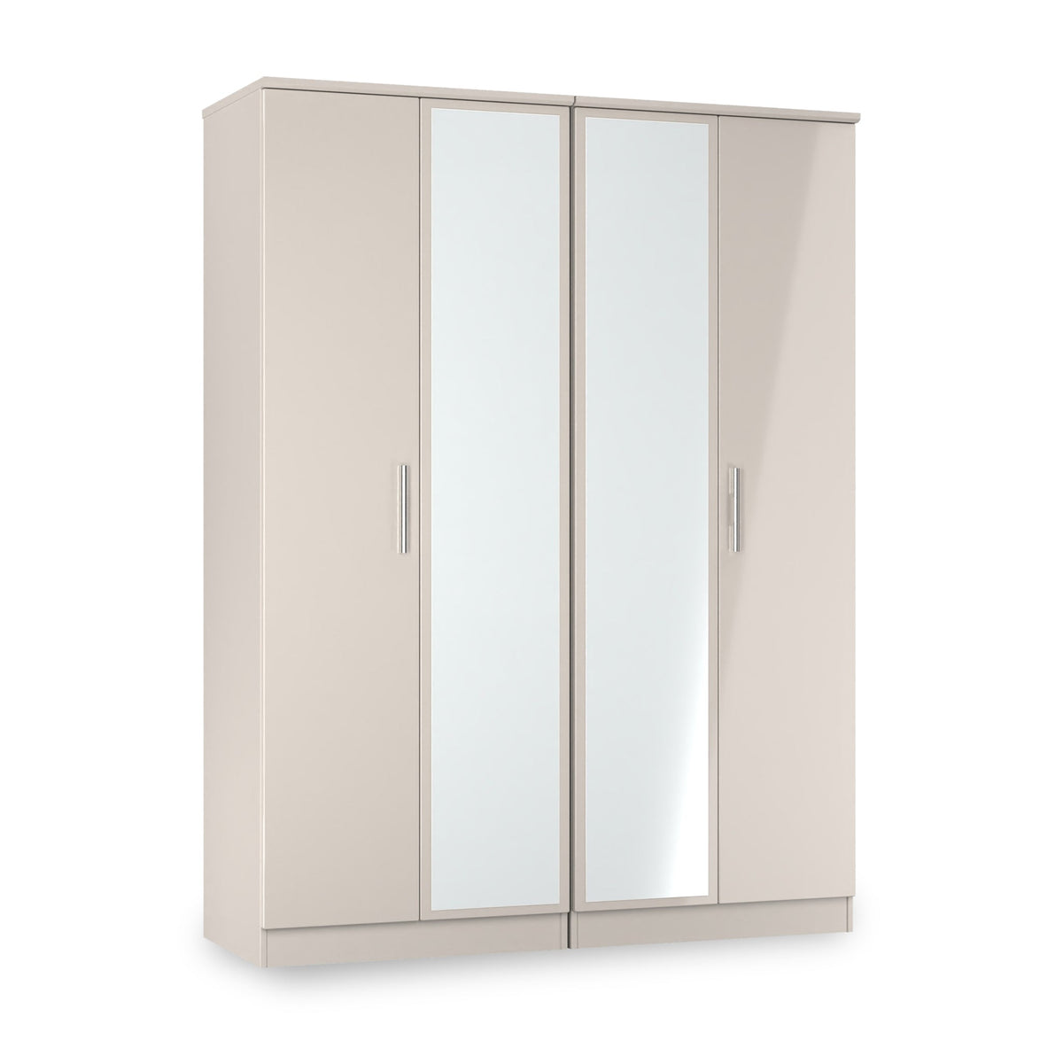 Penmere 4 Door Mirrored Wardrobe