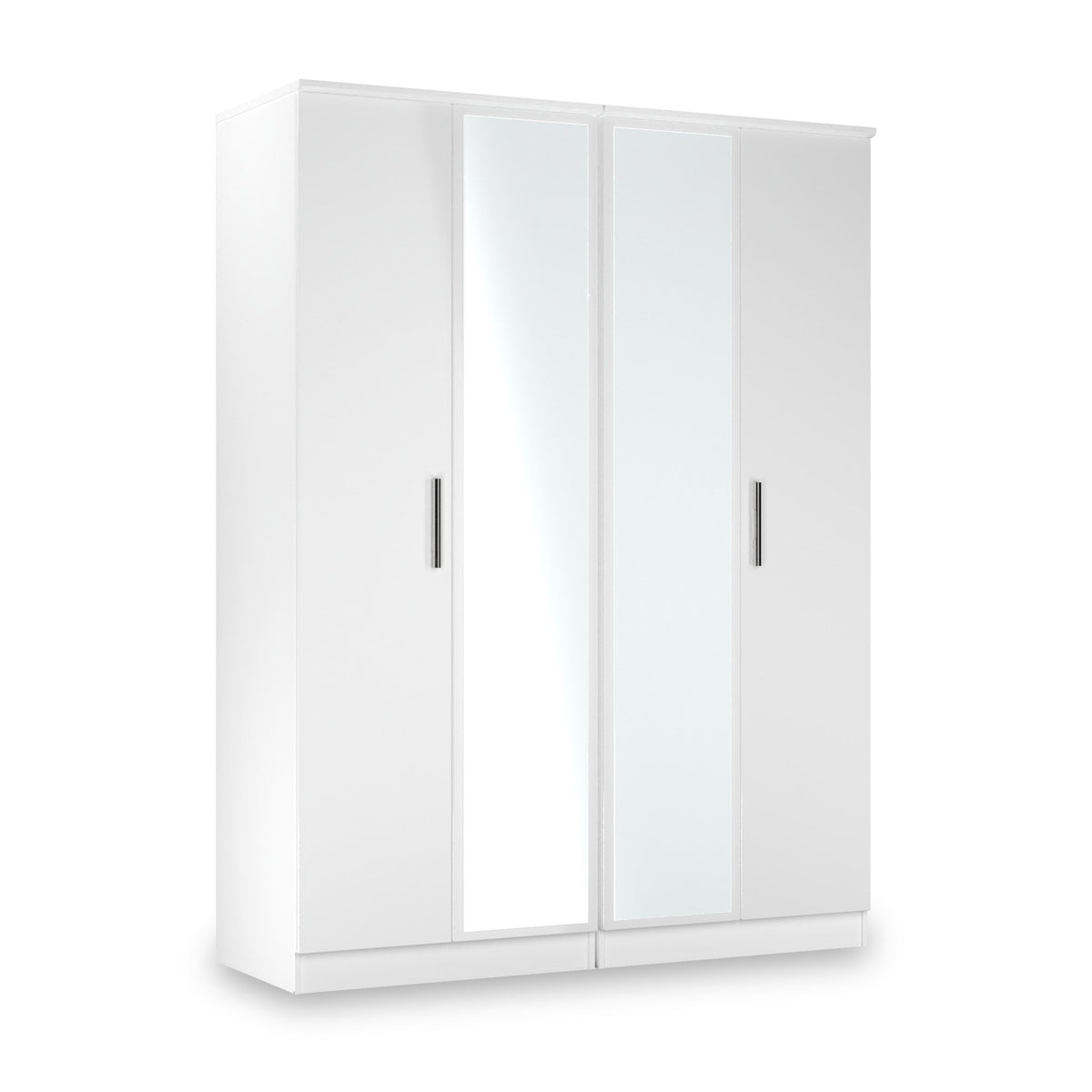 Penmere 4 Door Mirrored Wardrobe