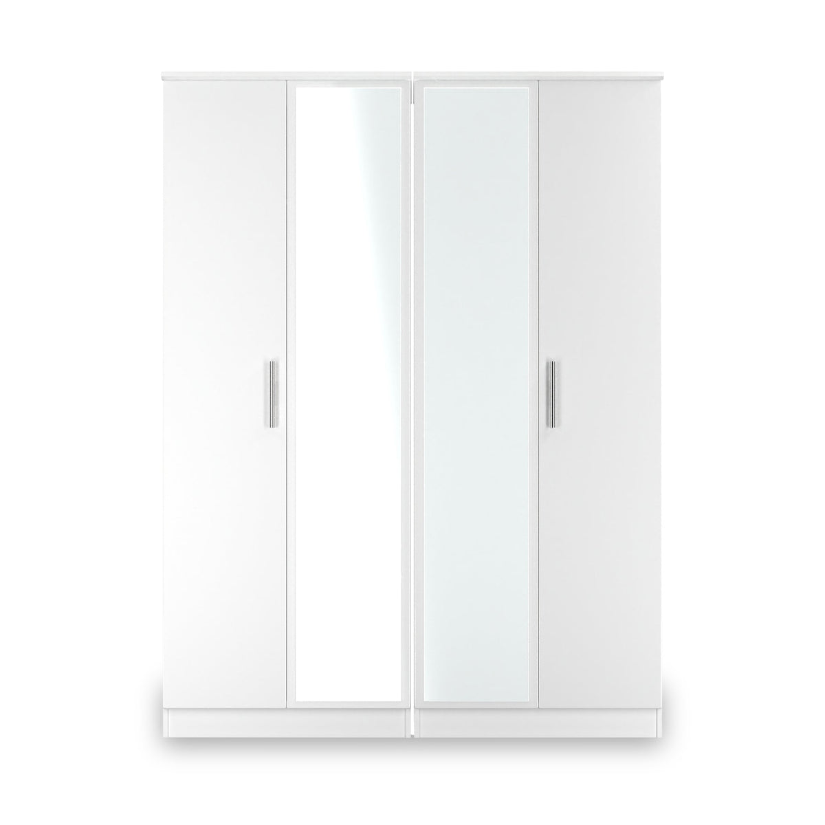 Penmere 4 Door Mirrored Wardrobe