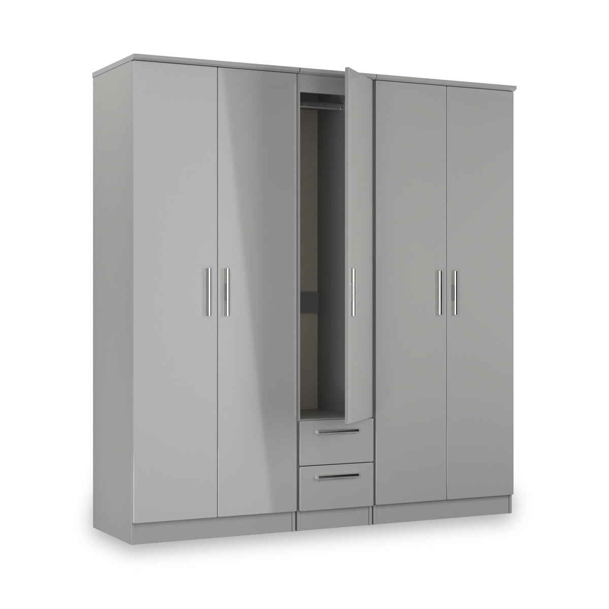 Penmere 5 Door Wardrobe With Drawers