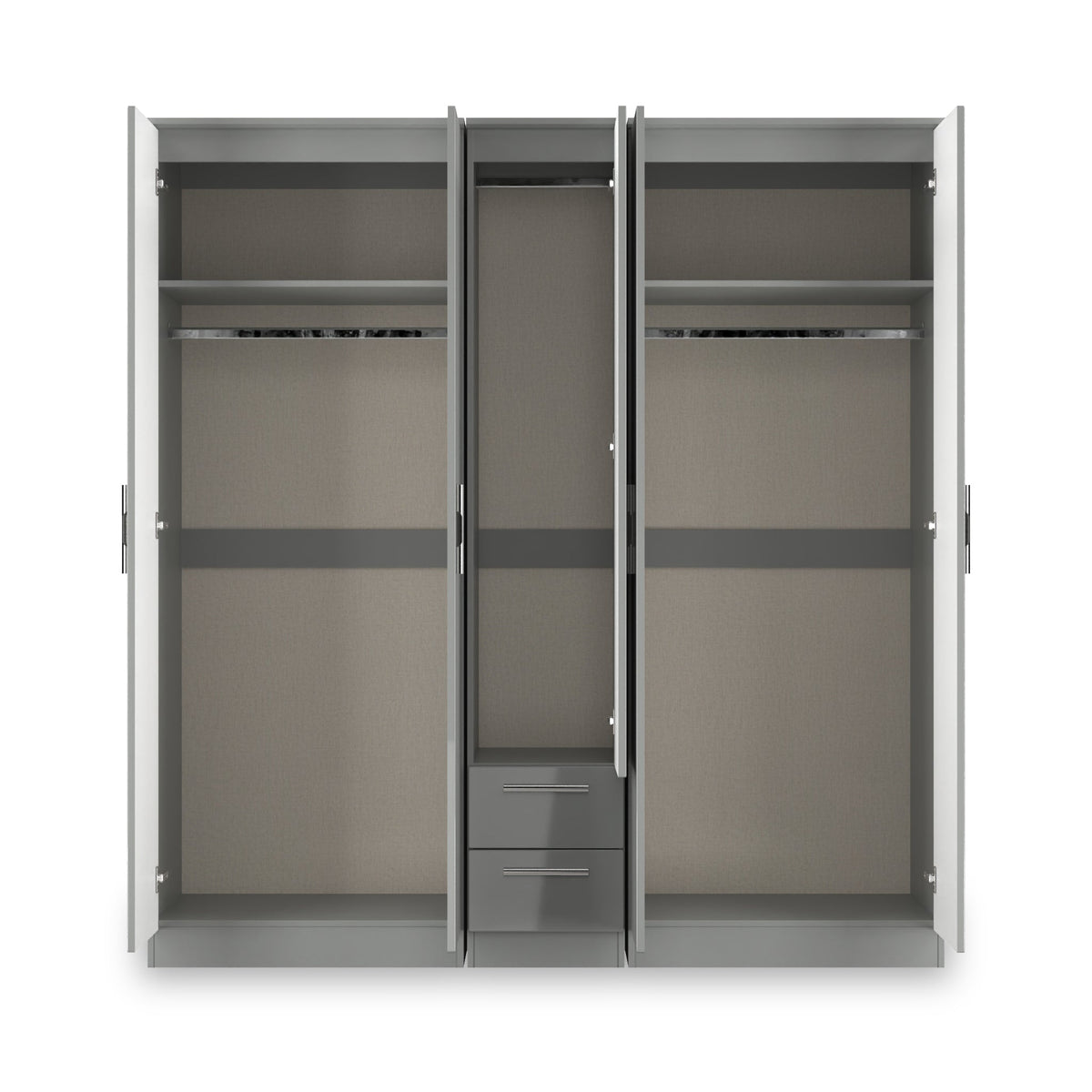 Penmere 5 Door Wardrobe With Drawers