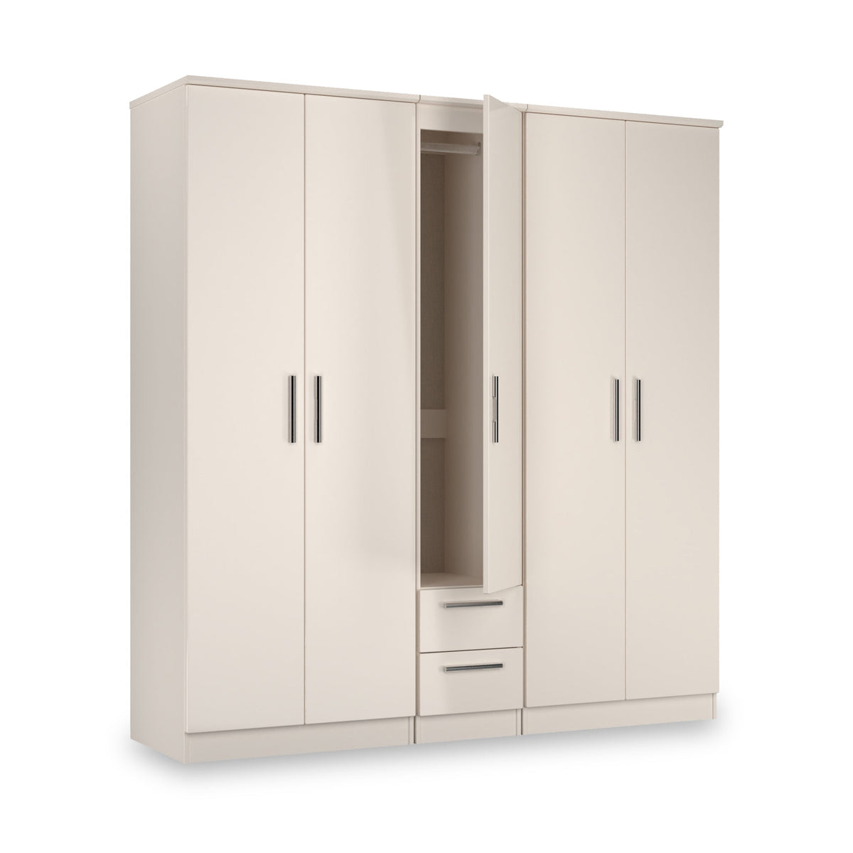 Penmere 5 Door Wardrobe With Drawers