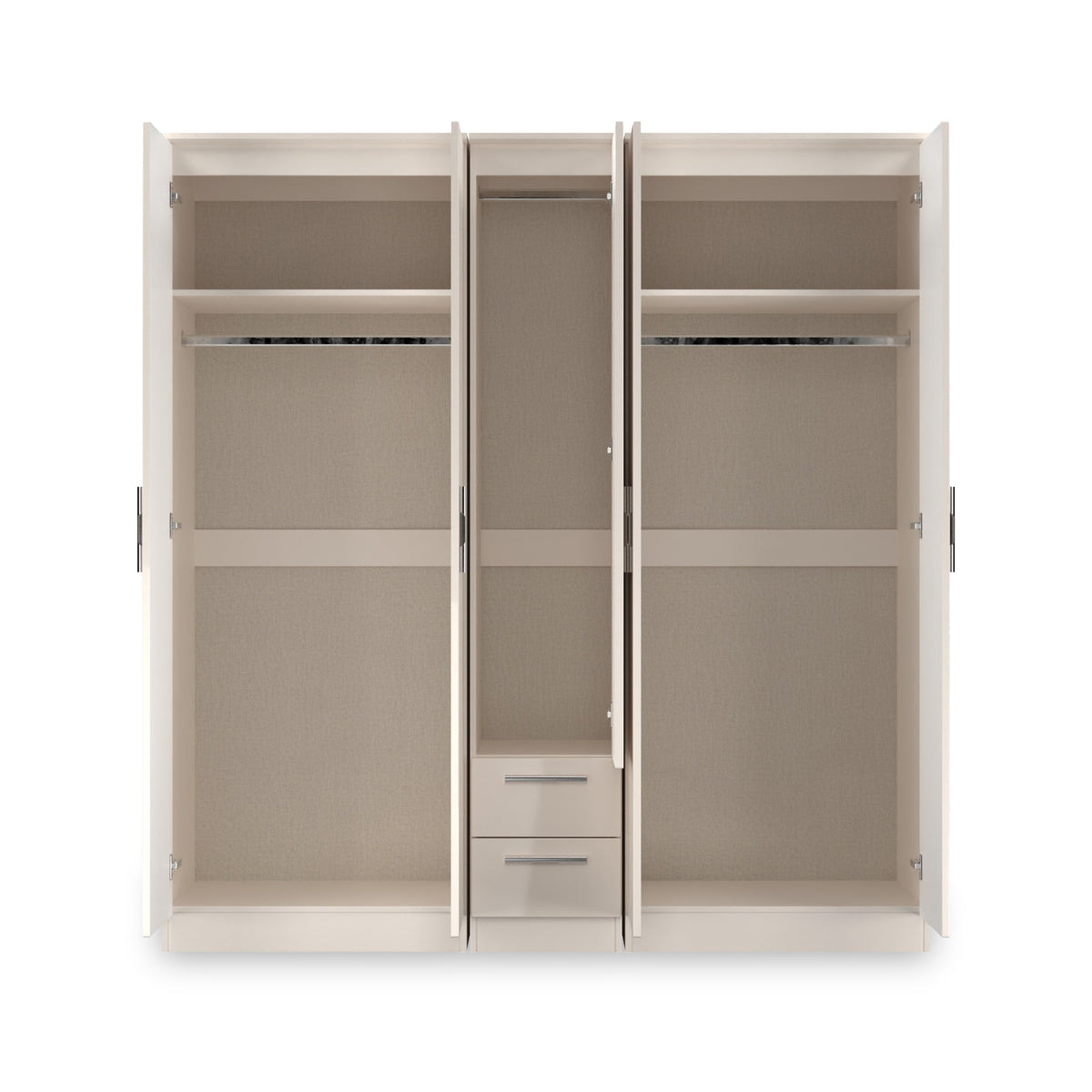 Penmere 5 Door Wardrobe With Drawers