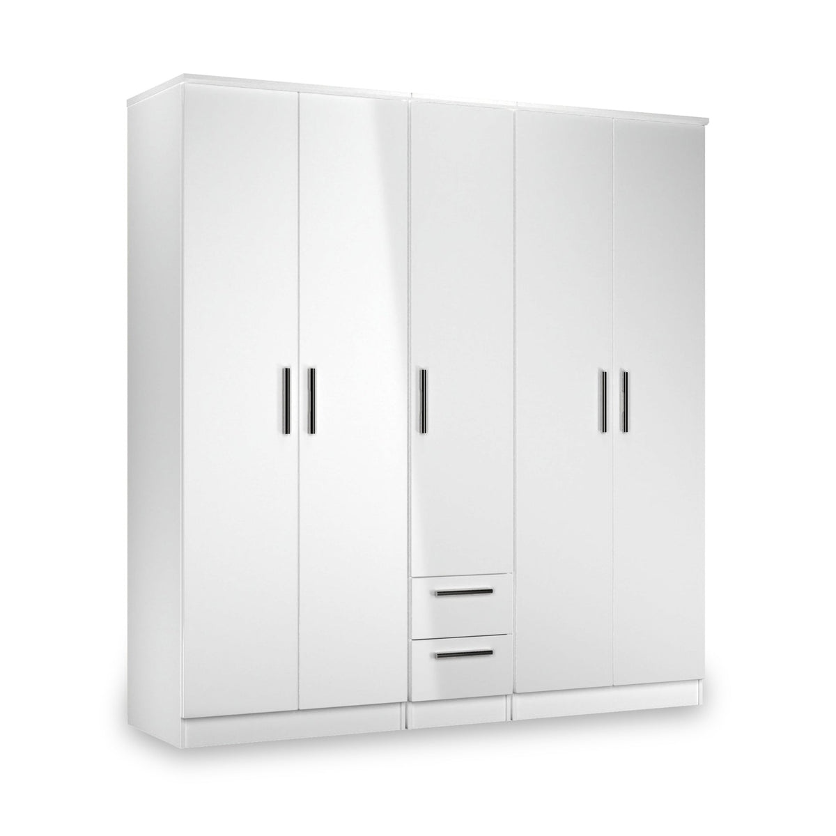 Penmere 5 Door Wardrobe With Drawers