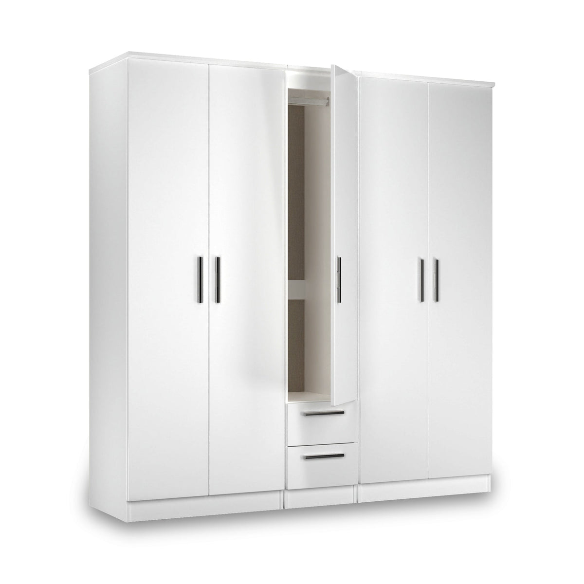 Penmere 5 Door Wardrobe With Drawers